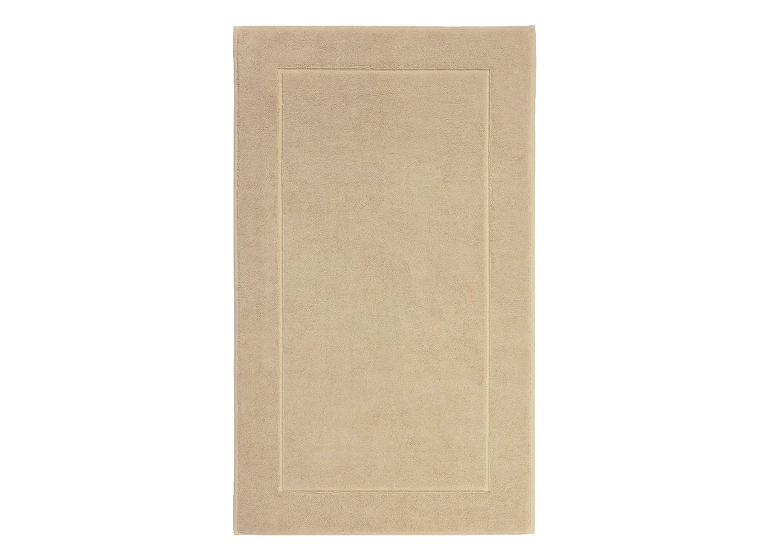 Plus Important - Tapis de bain London 70x120cm - coton - golden avec antidérapant