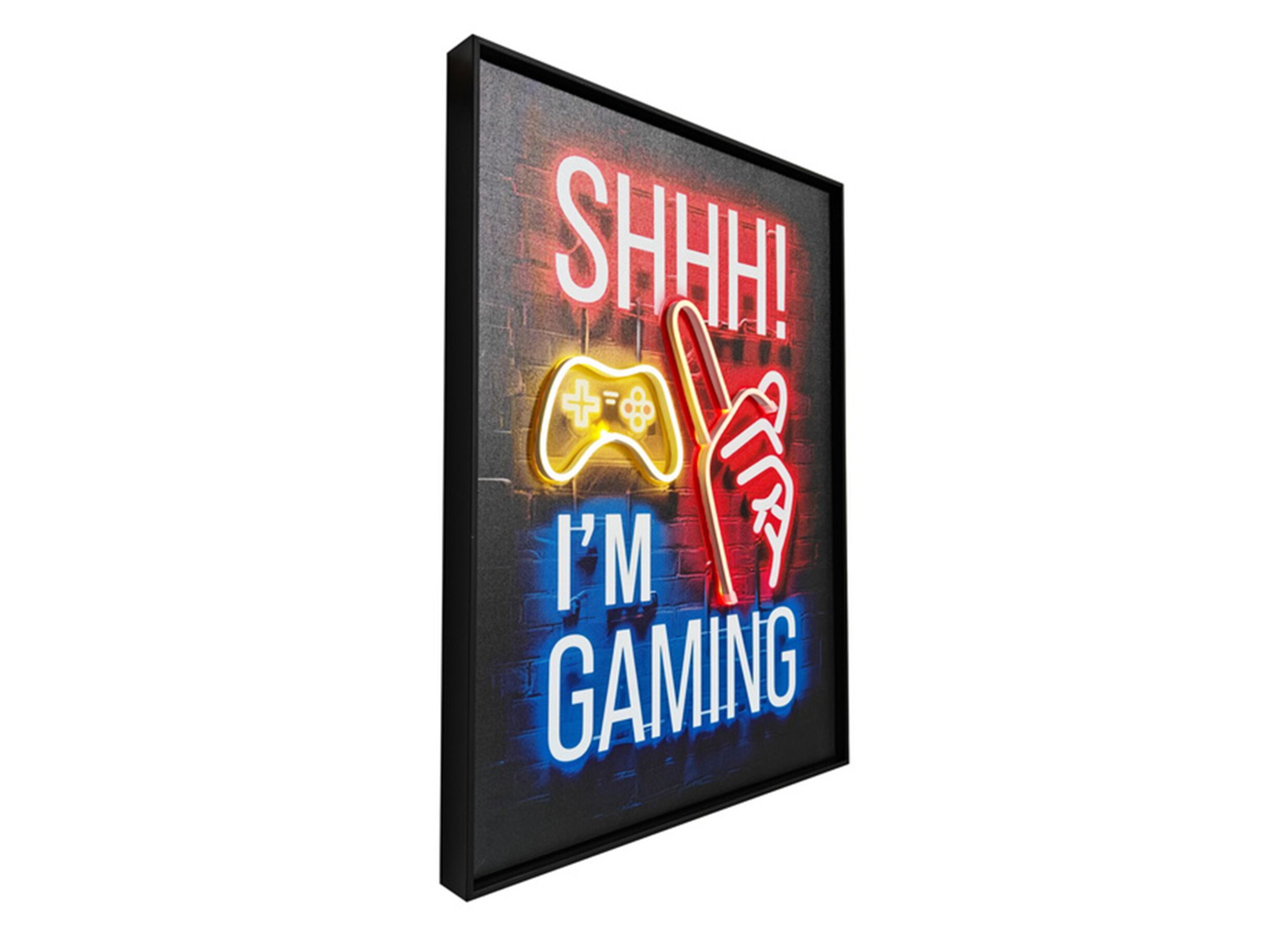 Overzichtsfoto - Print op canvas Game On LED 45x60cm