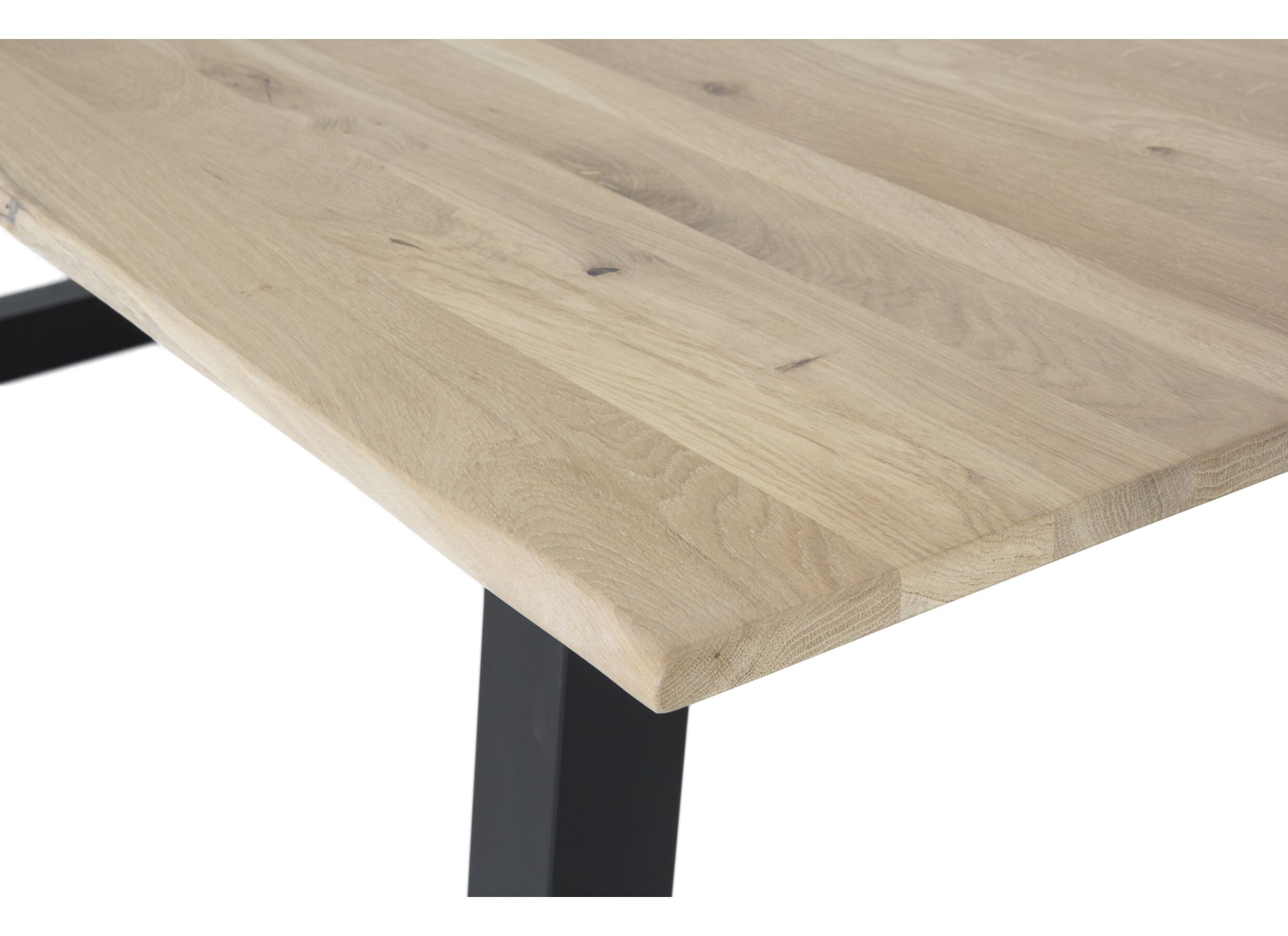 Table tronc d'arbre Sherwood 200x100cm - chêne massif - naturel