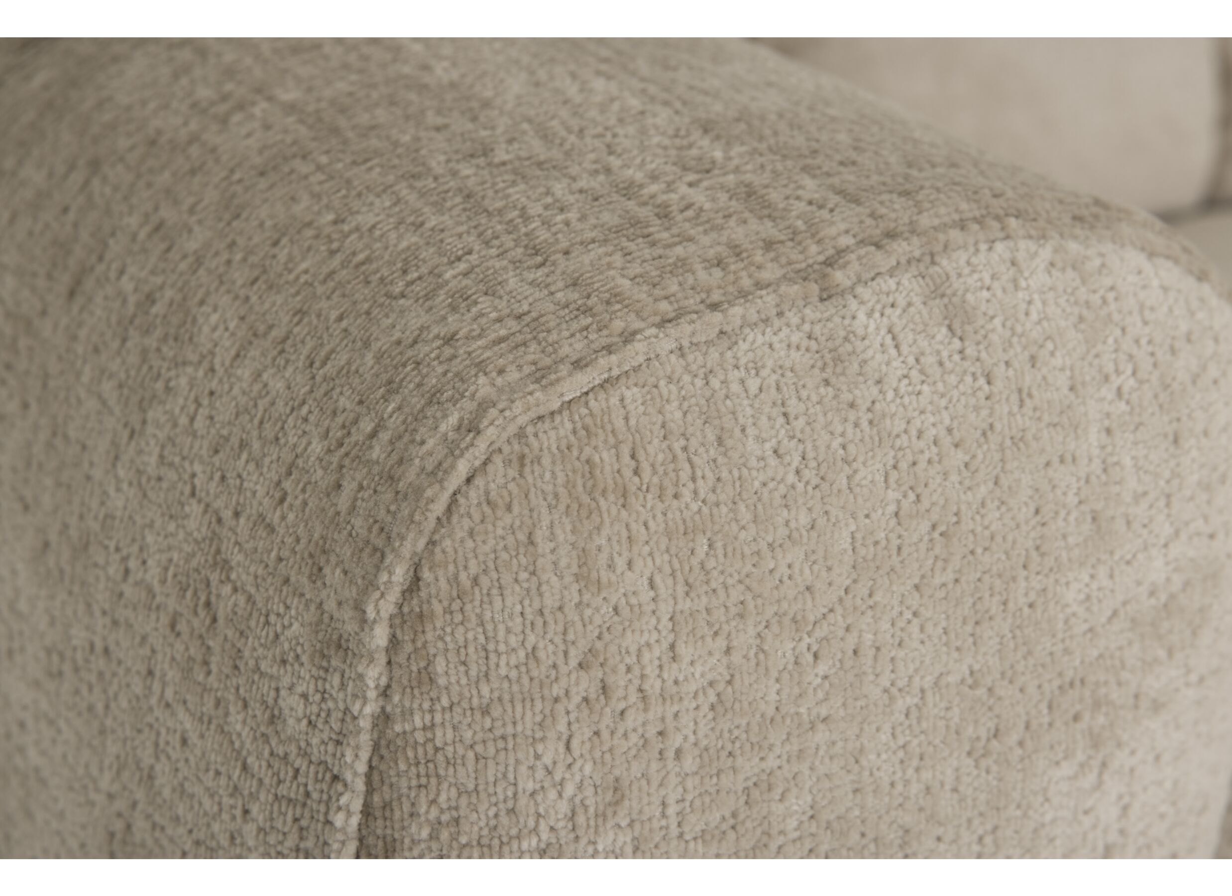 Canapé d'angle Alps 3+1 places - tissu - beige