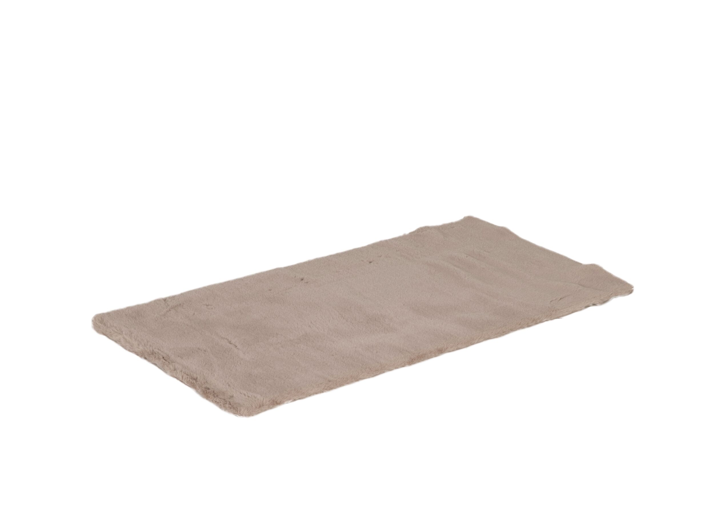 Tapijt Serene 60x110cm - nepbont - old rose