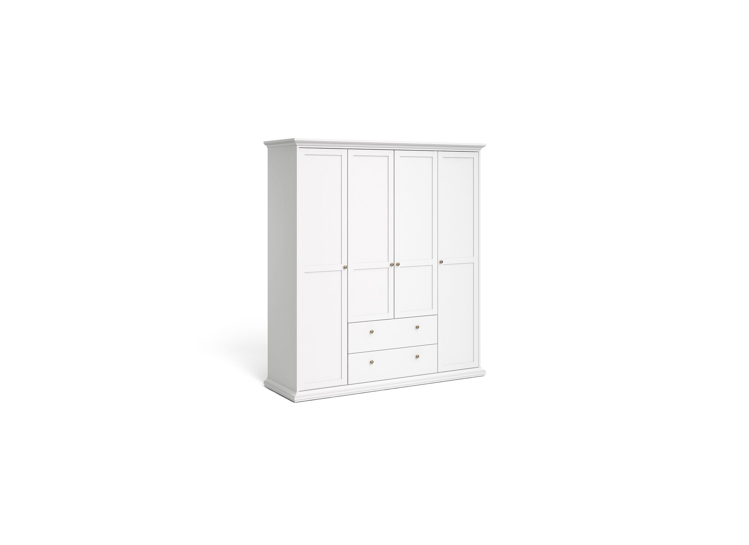Garde-robe Paris 181cm - Garde-robe Paris 181cm - décor - blanc