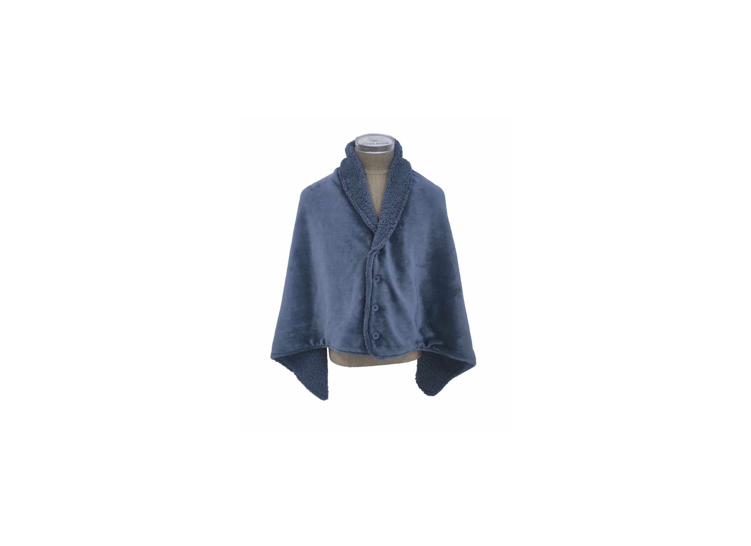 Poncho Rotterdam microvezel denim - Poncho Rotterdam microvezel denim