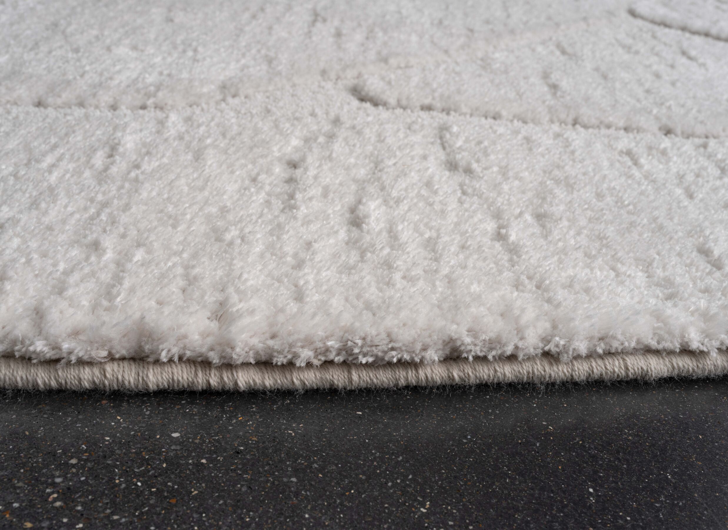Detail - Tapis Madagaskar 200x290cm - polyester - blanc
