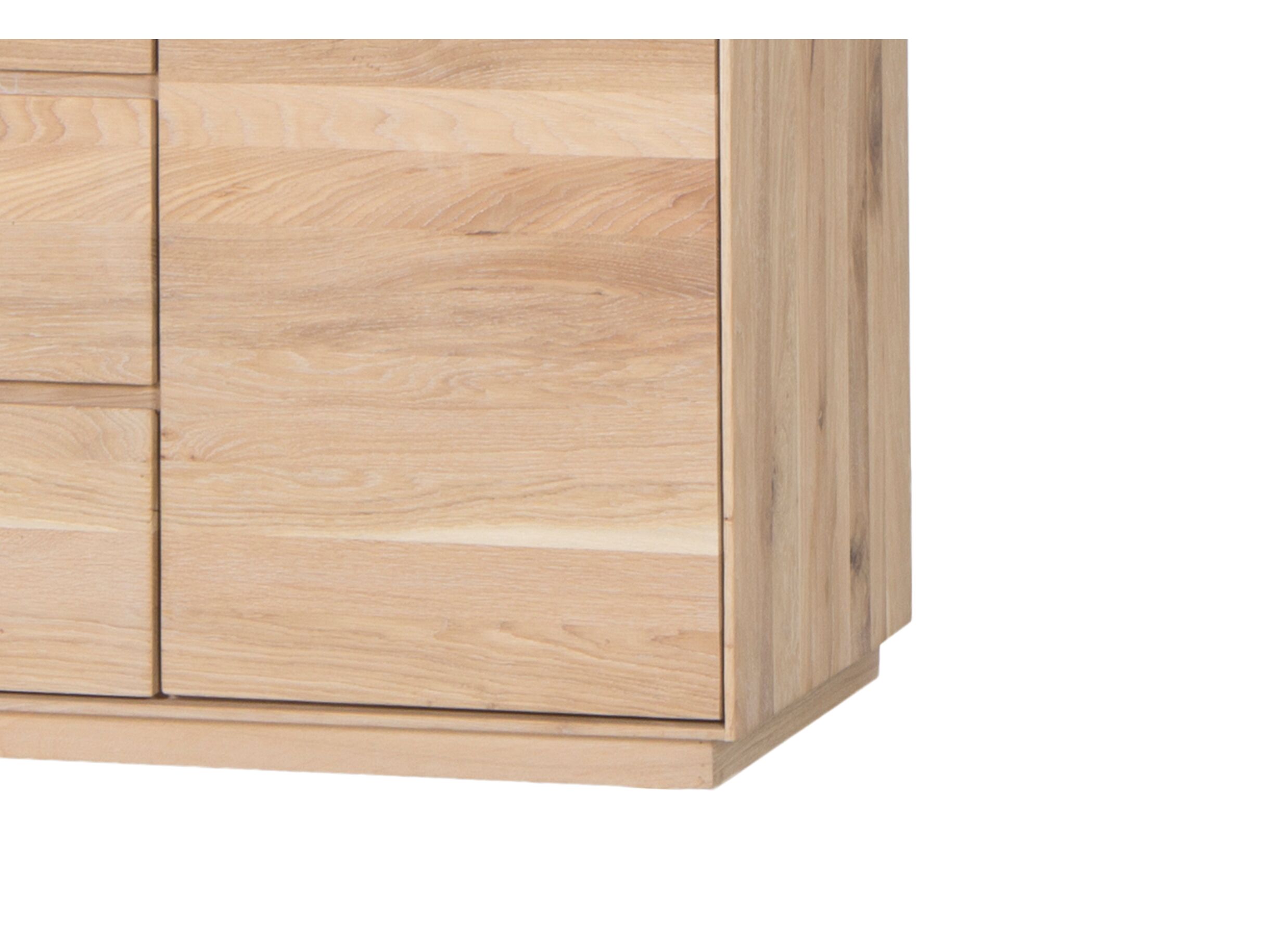 Wandmeubel Caviar 165cm - eik massief/decor - naturel