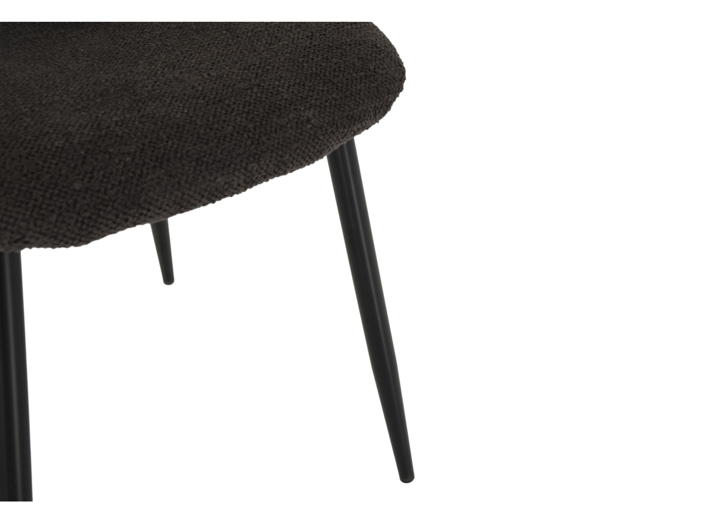 Stoel Charlton 44x53x87cm - stof - espresso