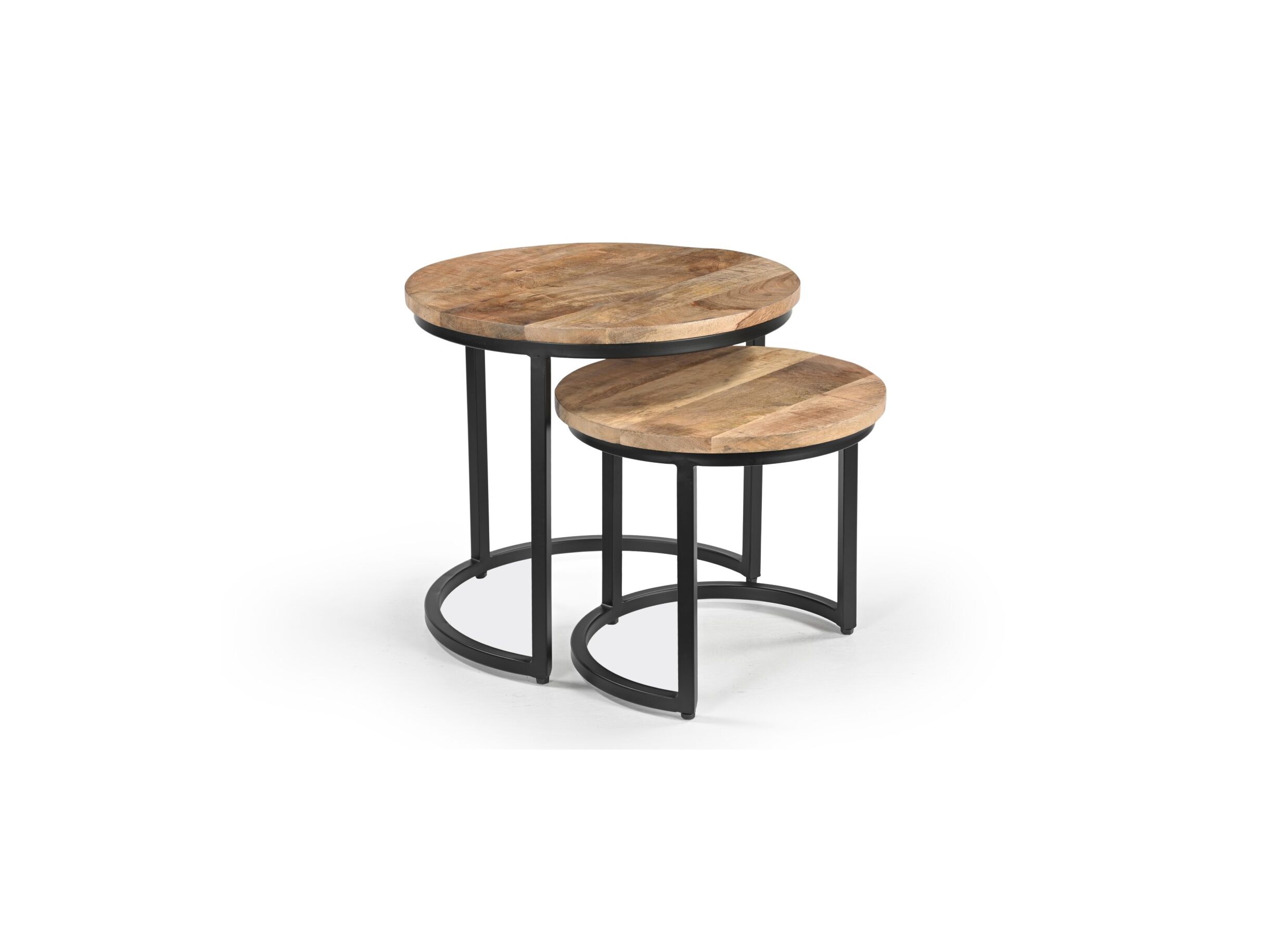 Table d'appoint Ines Ø50cm lot de 2 - Table d'appoint Ines Ø50cm lot de 2
