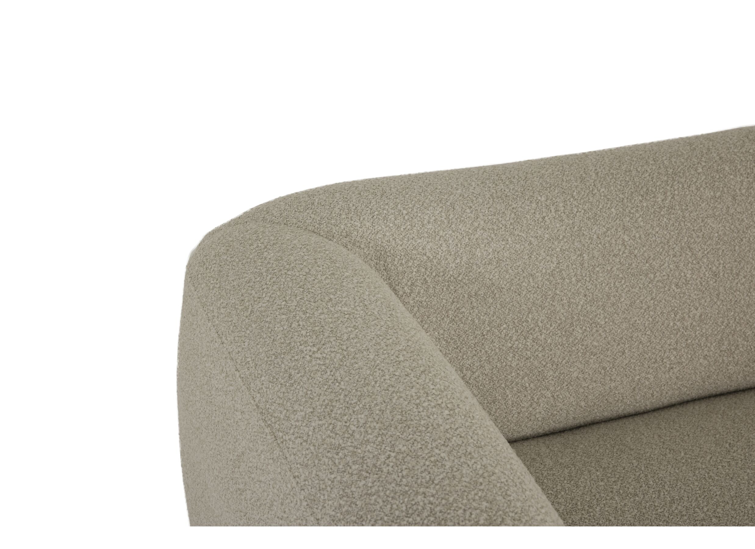 Detailfoto - Hoeksalon Valley 314x160cm - stof - beige