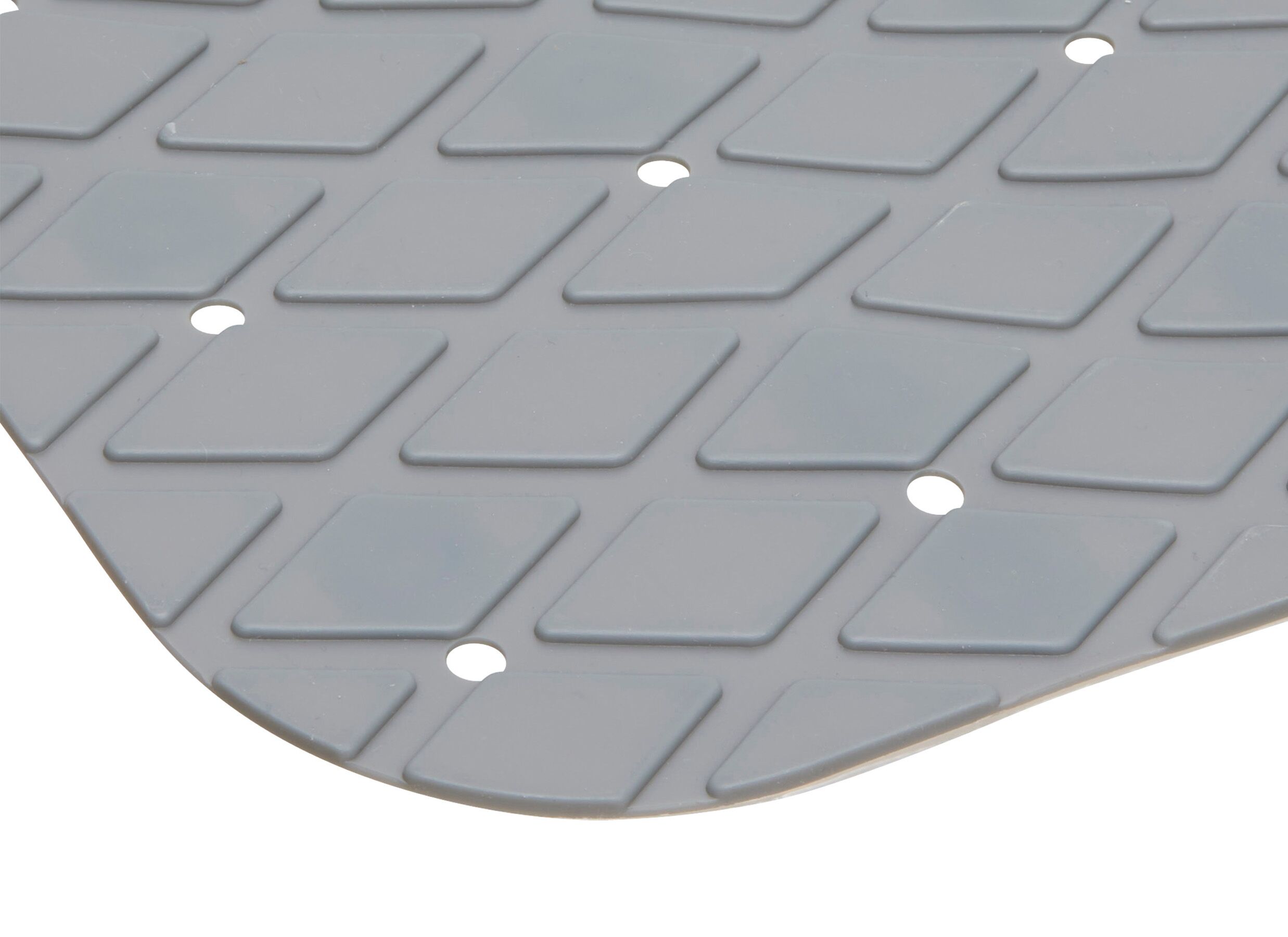 Detailfoto - Badmat antislip 69x39cm - kunststof - multicolor