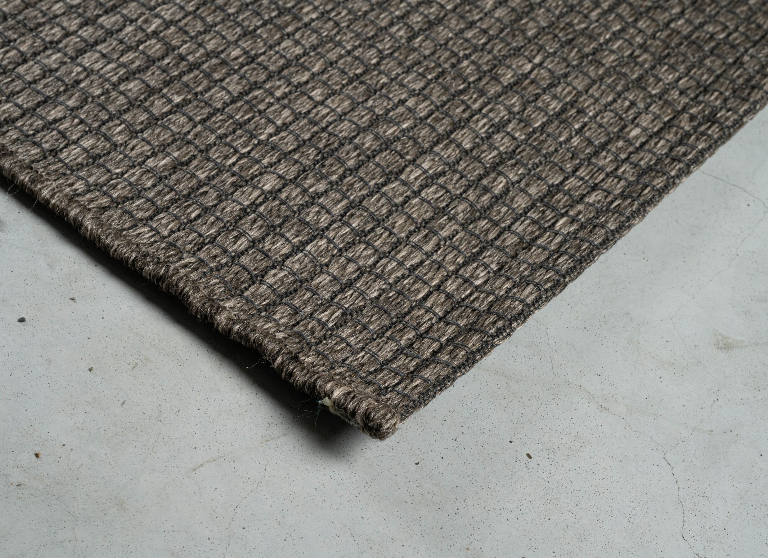 Detail - Tapis Brandon 280x380cm - polypropylène - brun foncé