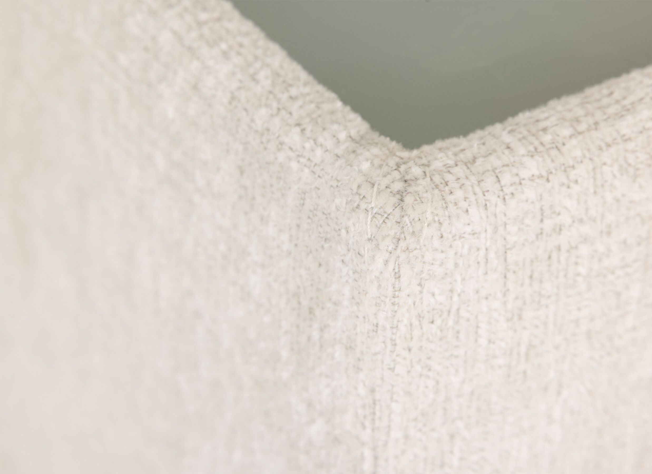 Detailfoto - Nachtkastje Lancy 42,5x45x53cm - stof - beige