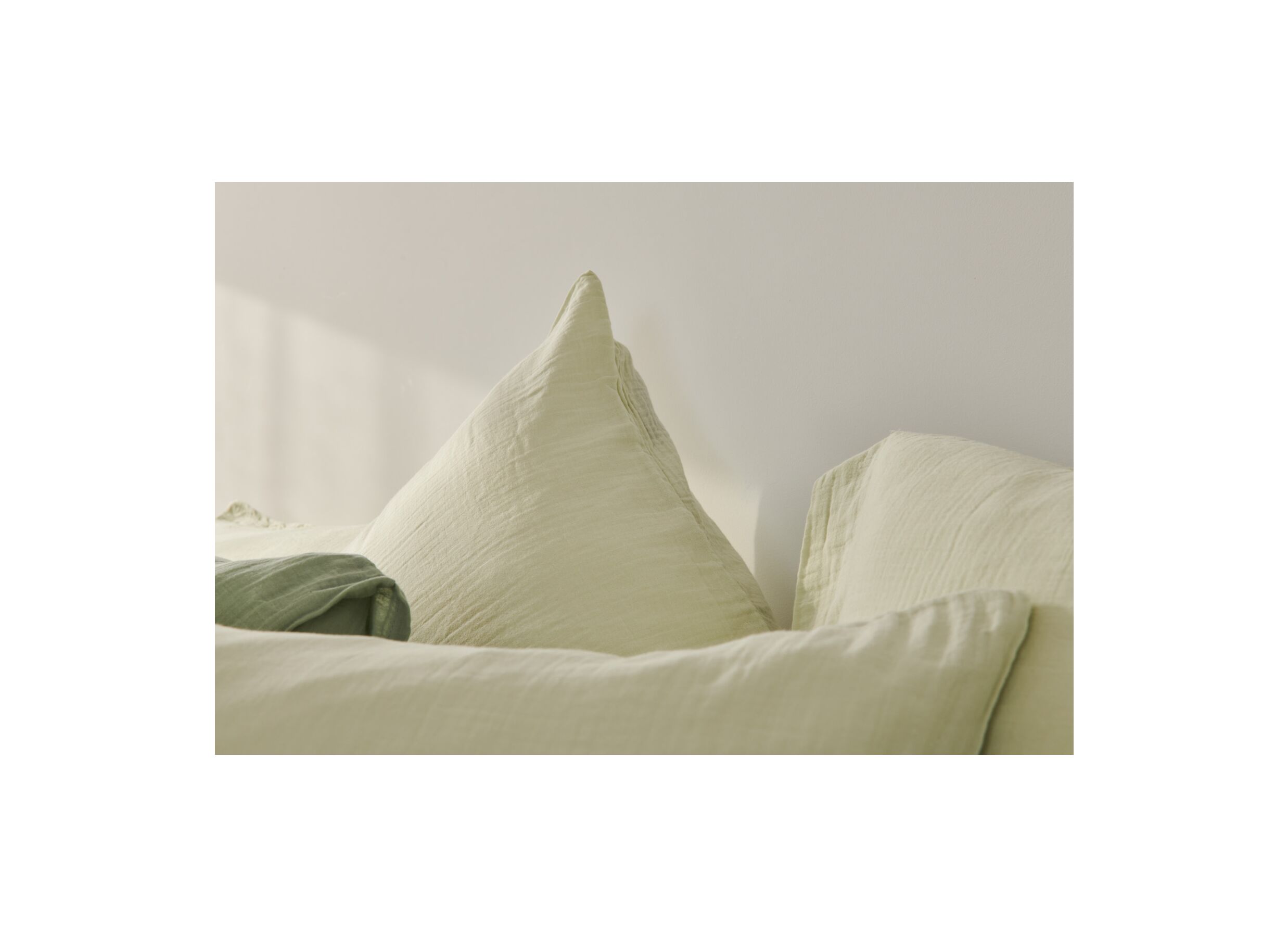Detail - Housse de couette 260x220/240cm - tétra coton - vert clair
