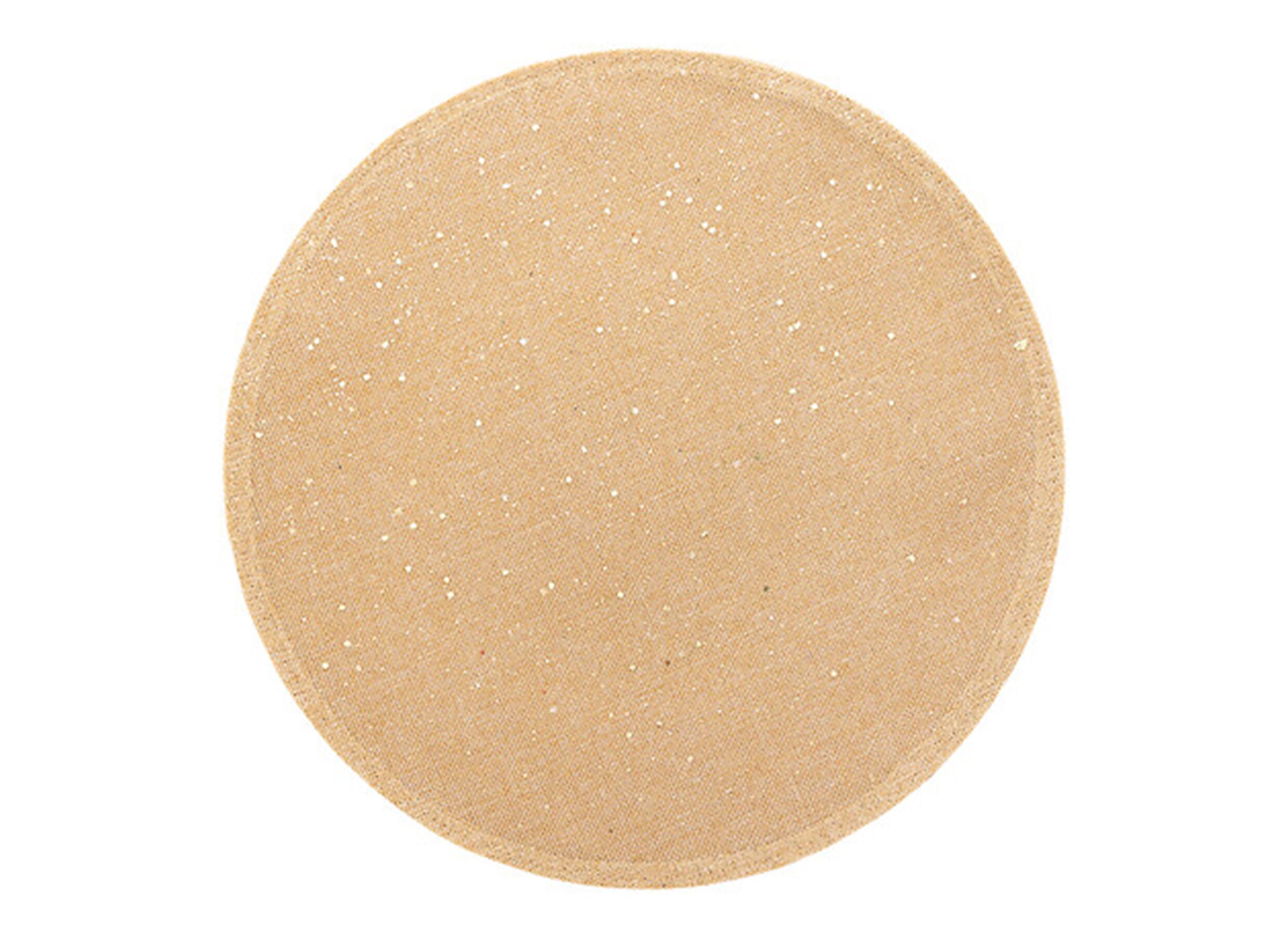 Placemat Ø38cm - kunststof - goud - Set de table Ø38cm - plastique - doré