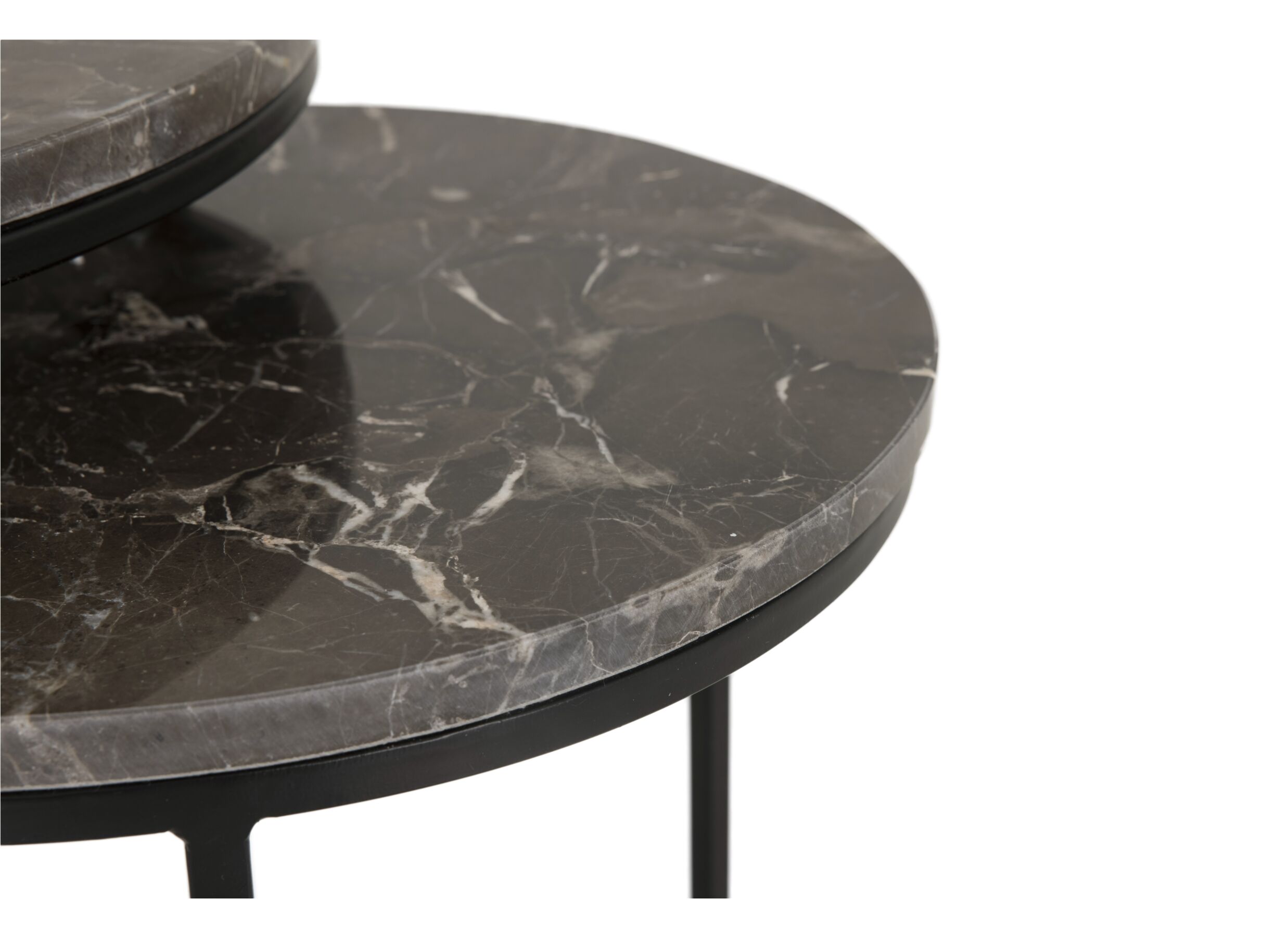 Detail - Table d'appoint Trail Ø48cm lot de 2