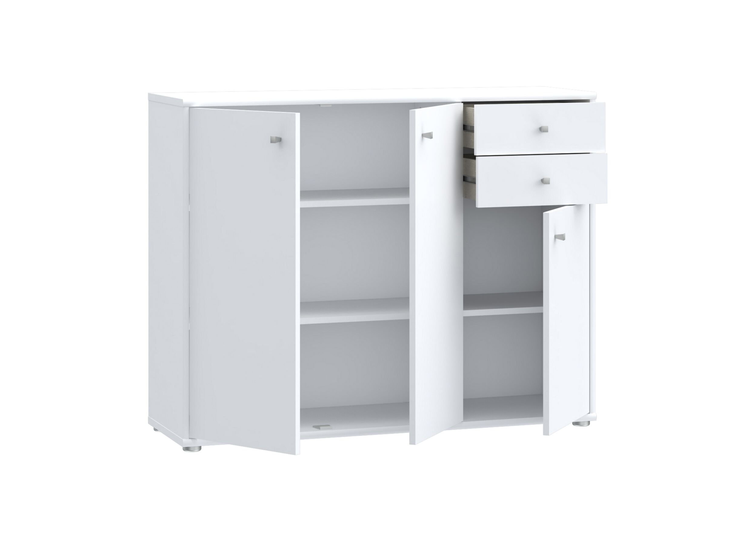 Disposition - Commode Topic 109x35x86cm - décor - blanc