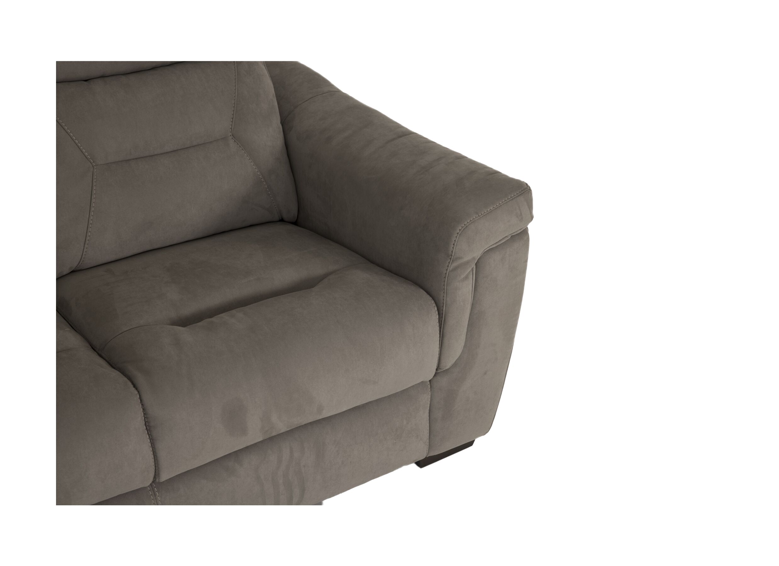 Detailfoto - Zetel Notch 2-zit - stof - donkergrijs