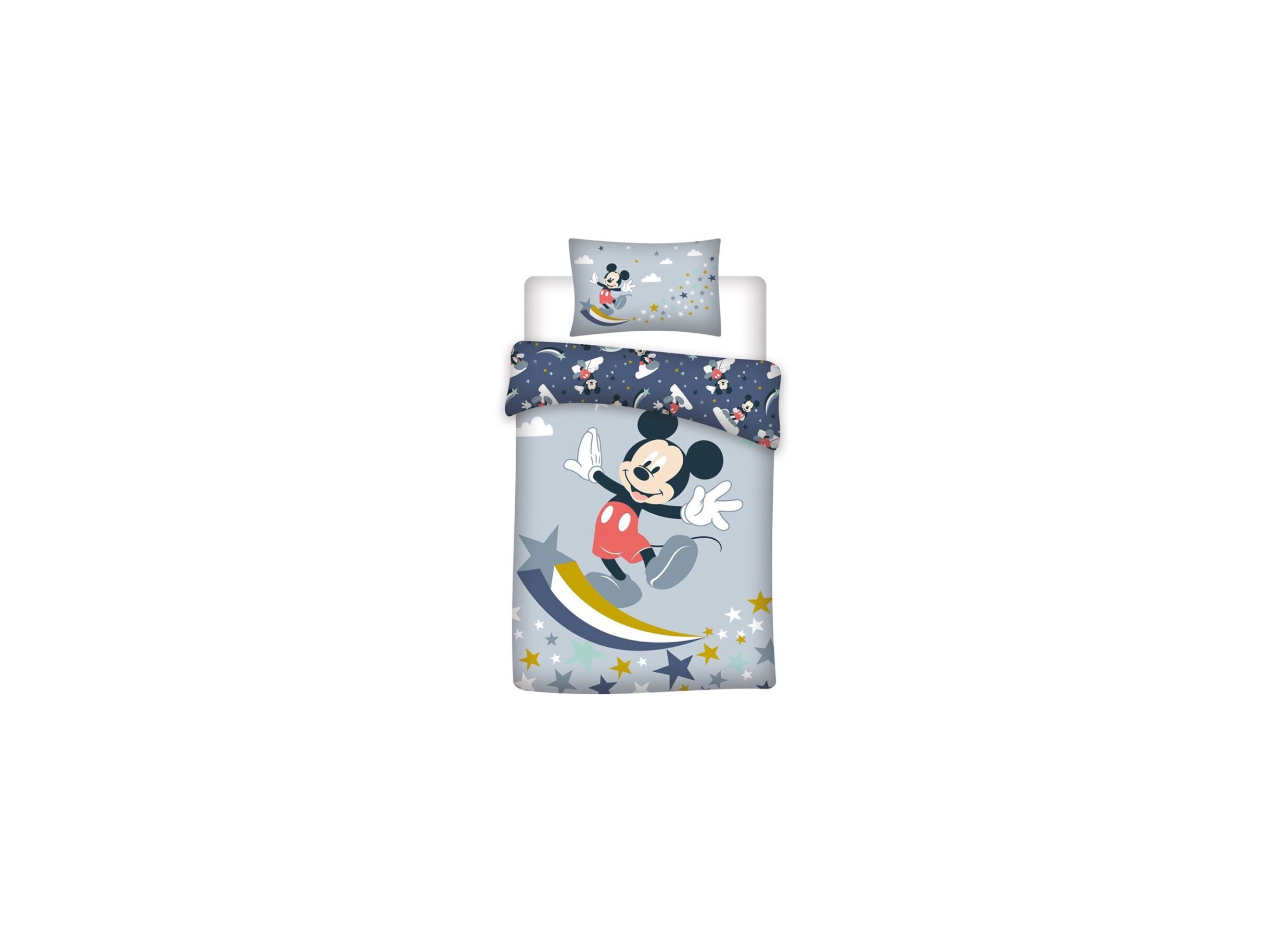 Hoofdfoto - Dekbedovertrek Mickey 100x140cm - katoen - multicolor