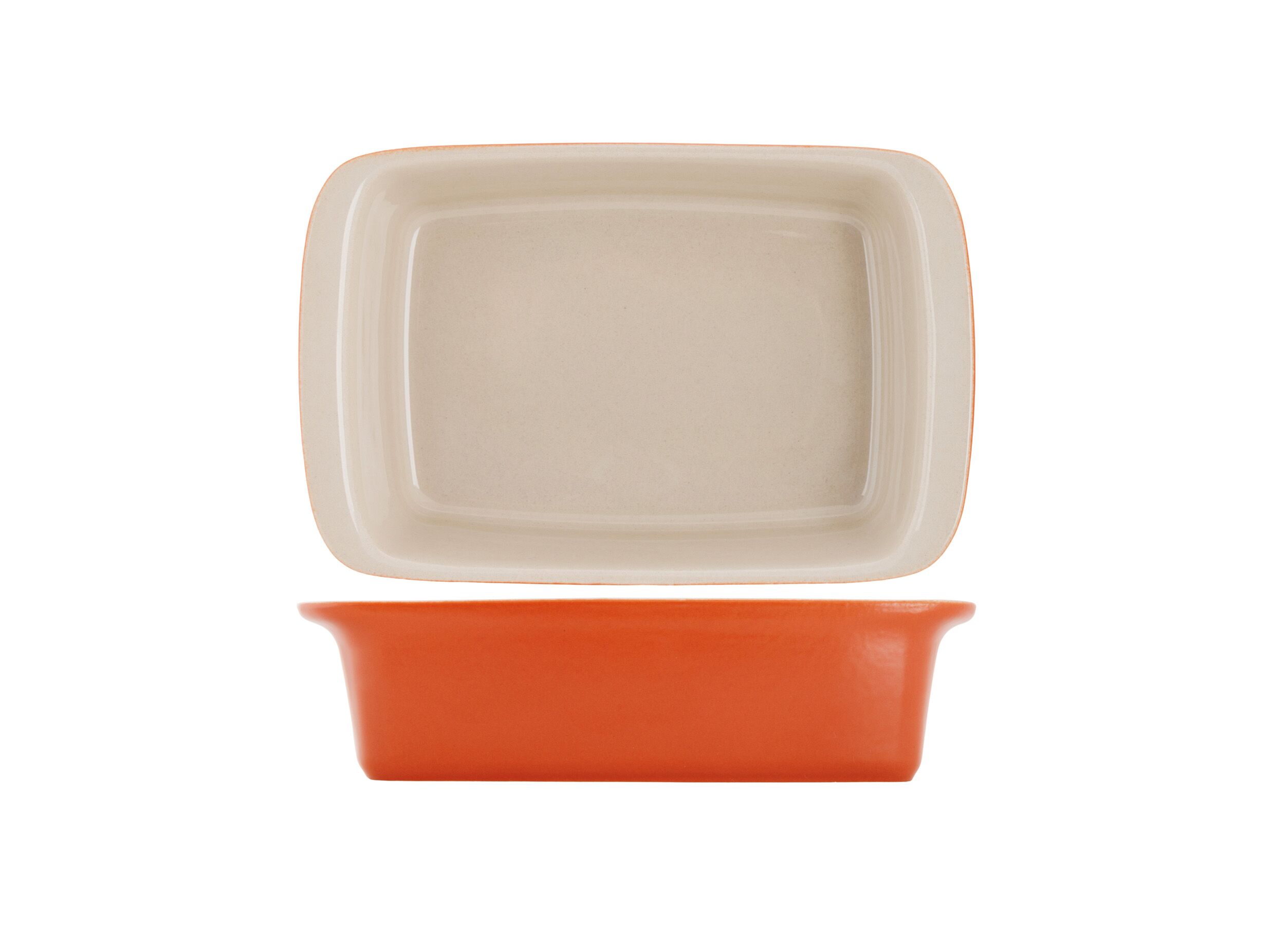 Overzichtsfoto - Ovenschaal Fontestic 15,8x10,2cm - stoneware - roest