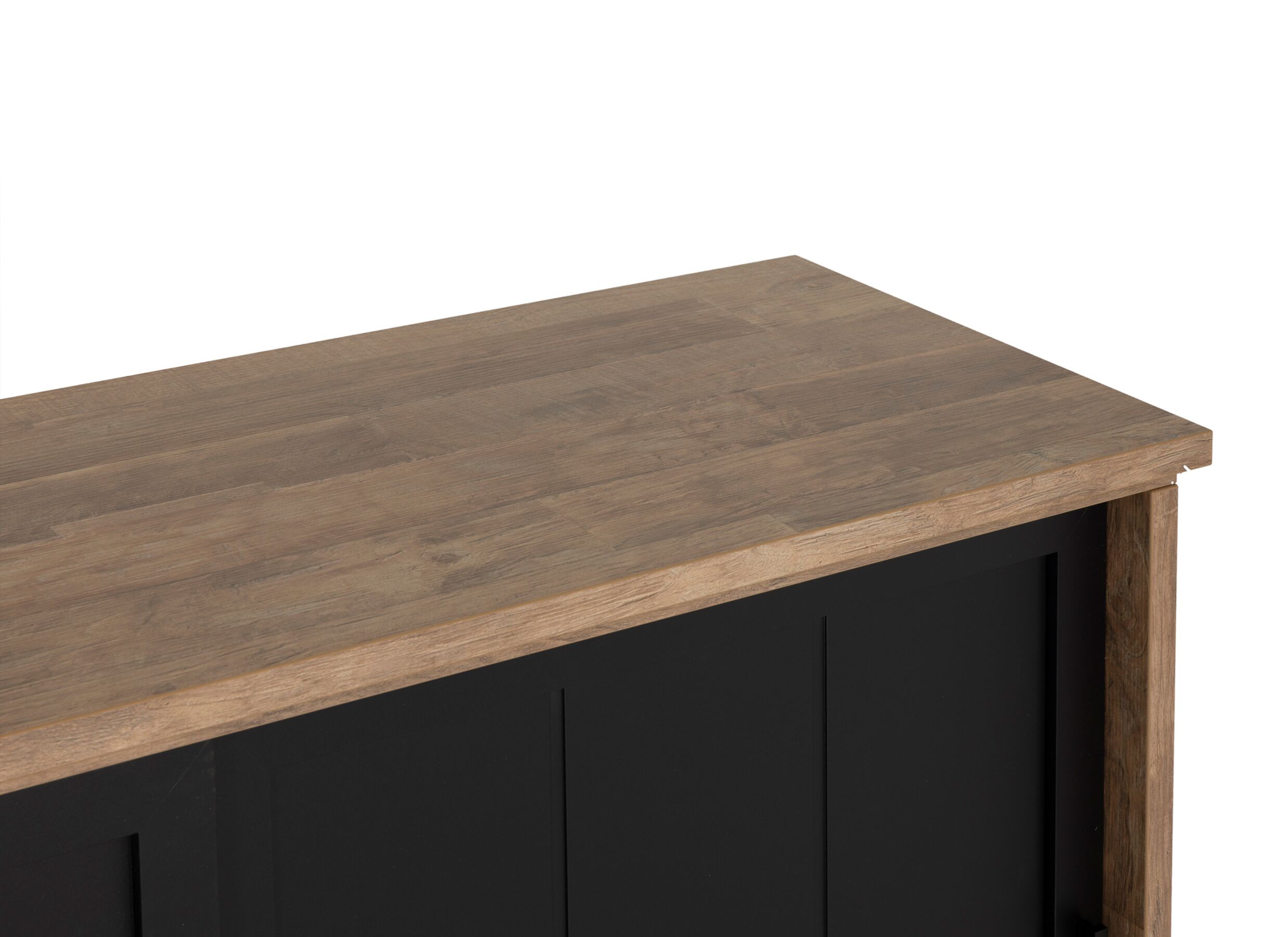 Detailfoto - Dressoir Patio 209cm - decor - old teak & zwart