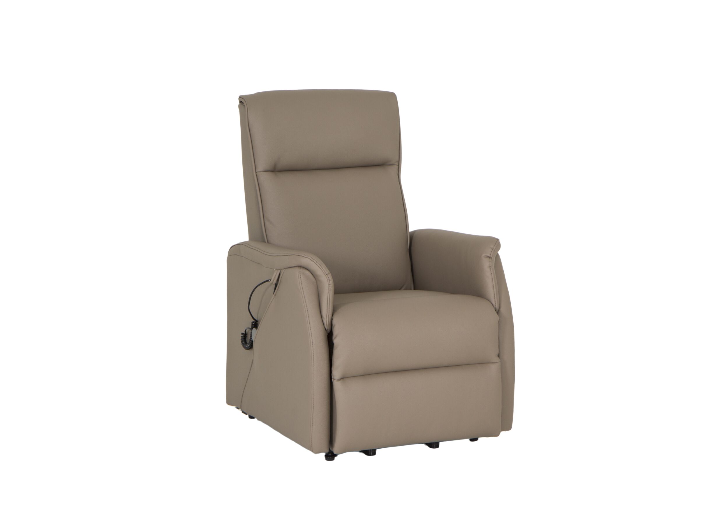 Relaxzetel Pope elektrisch - lederlook - earth