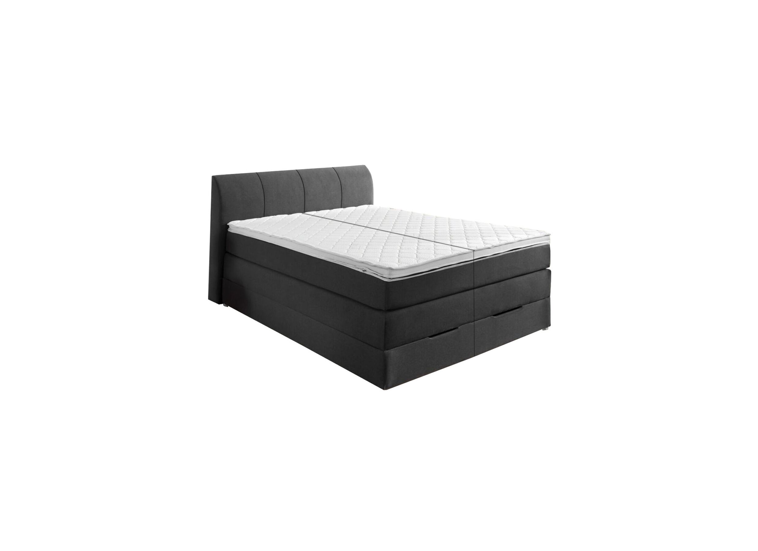 Boxspring BX1440 180x200cm - stof - antraciet met opbergruimte