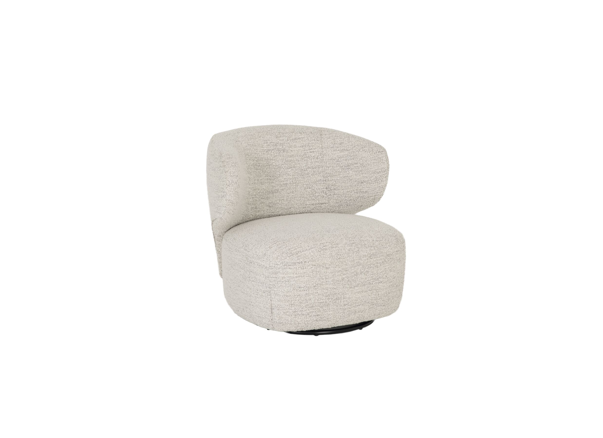 Draaifauteuil 80x81x70cm - katoen - merino katoen