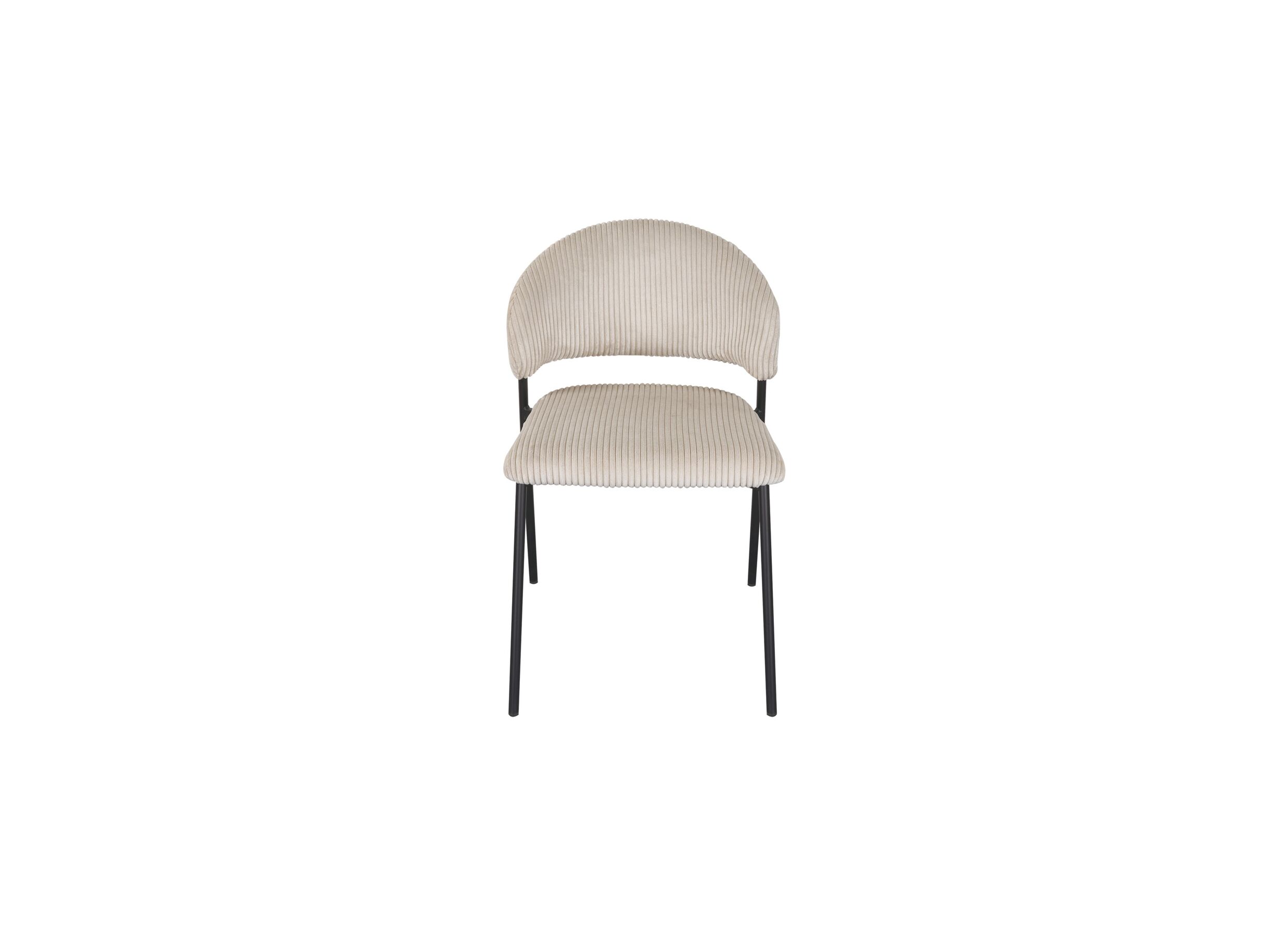 Overzichtsfoto - Stoel Lola 60x51x81cm - stof - beige