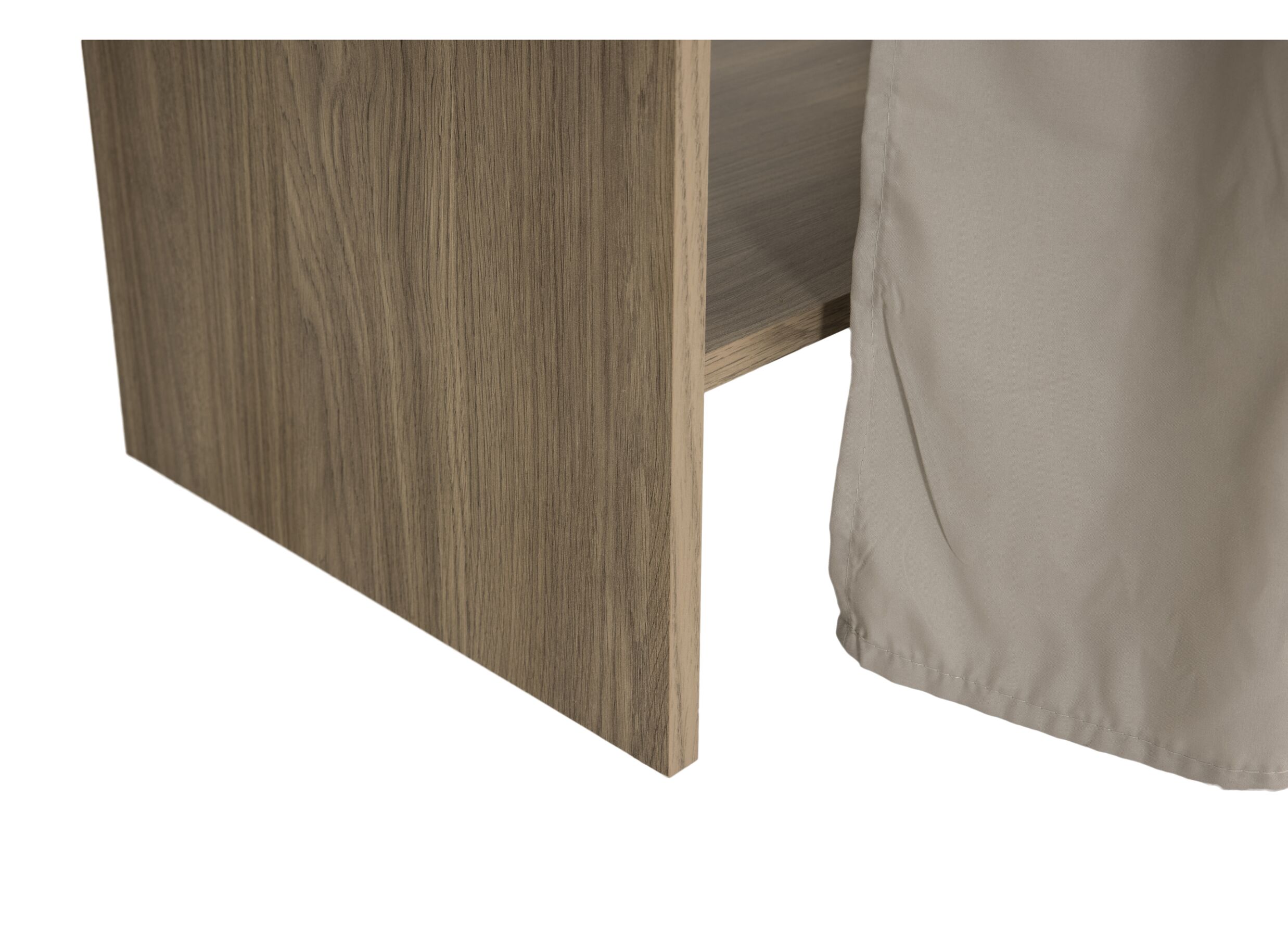 Detailfoto - Kledingkast Gala 160x40x203cm - decor - bruin