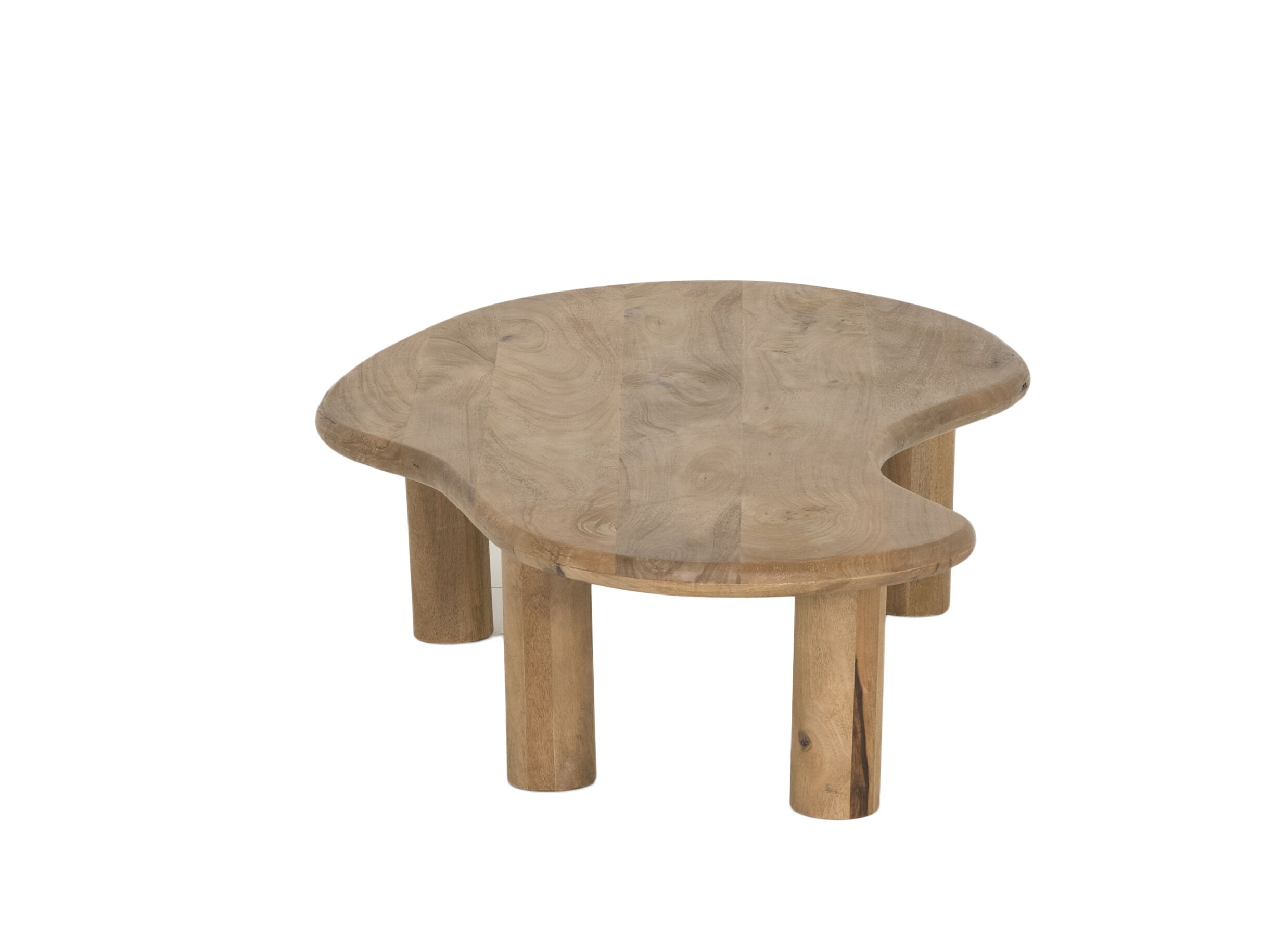 Overzichtsfoto - Salontafel Odilon 145x85cm - hout massief - naturel
