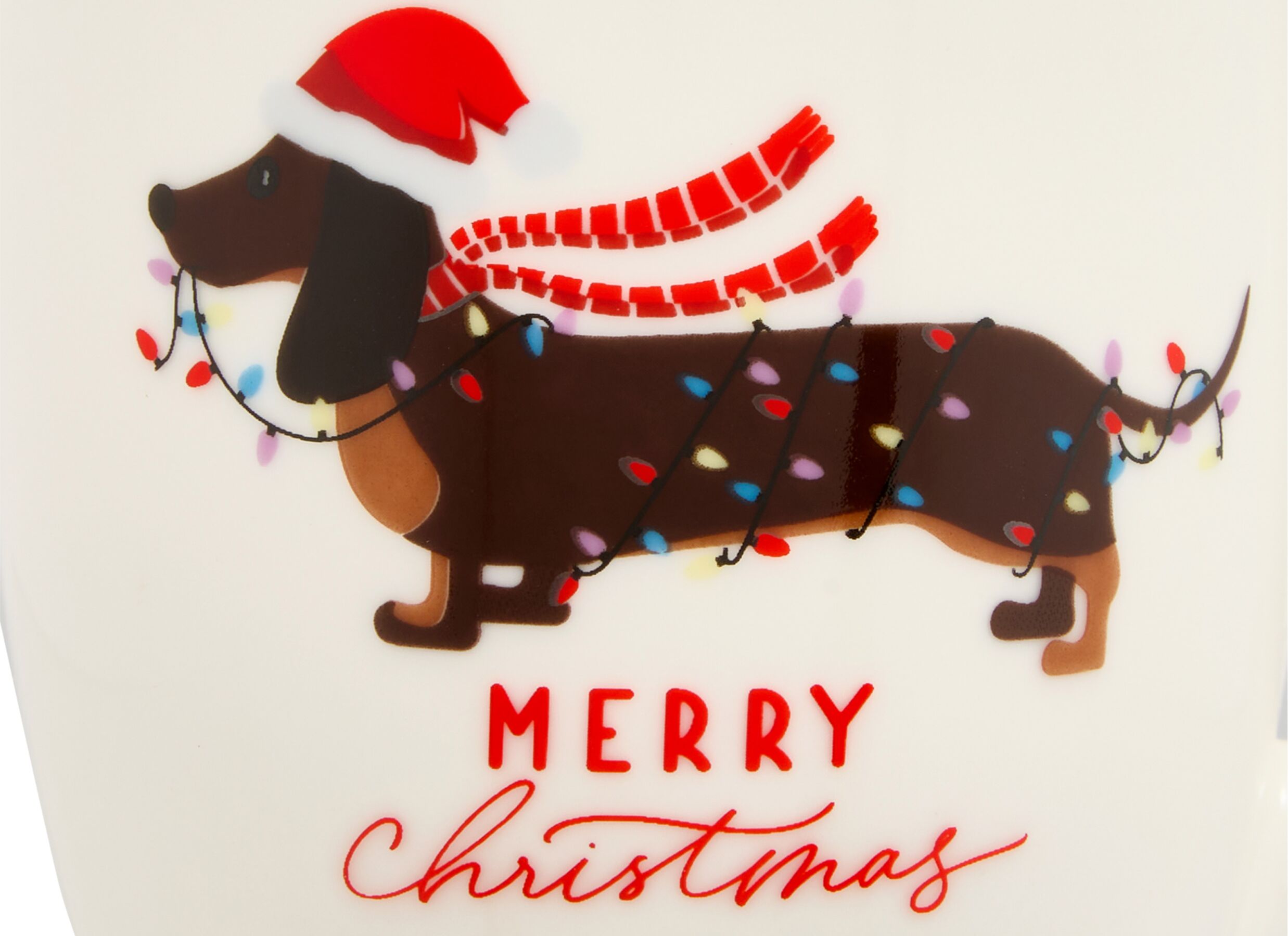Detail - Mug Chiens de Noël 34,5cl - céramique - multicolor