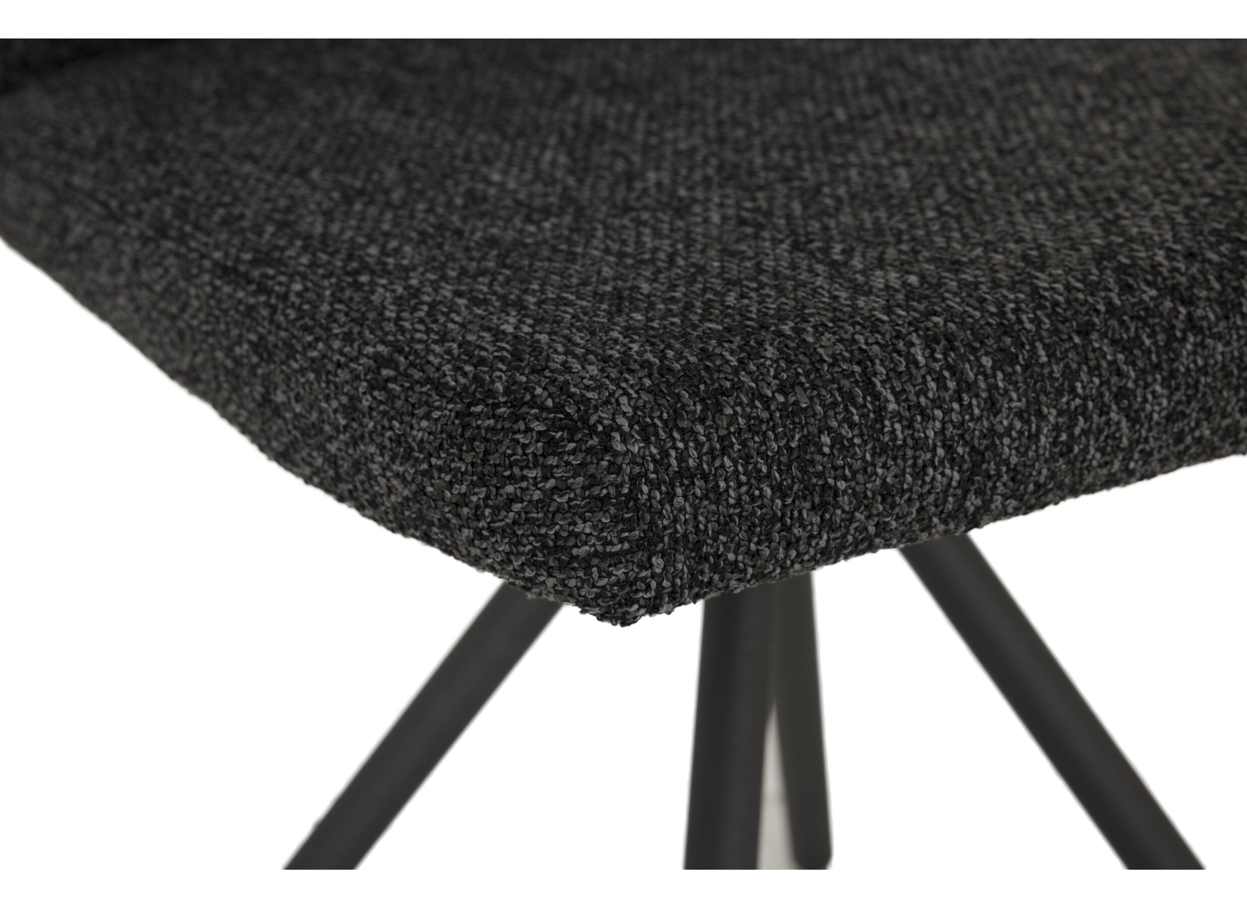 Chaise Pinot 44,5x61x90cm - acier/tissu - carbon