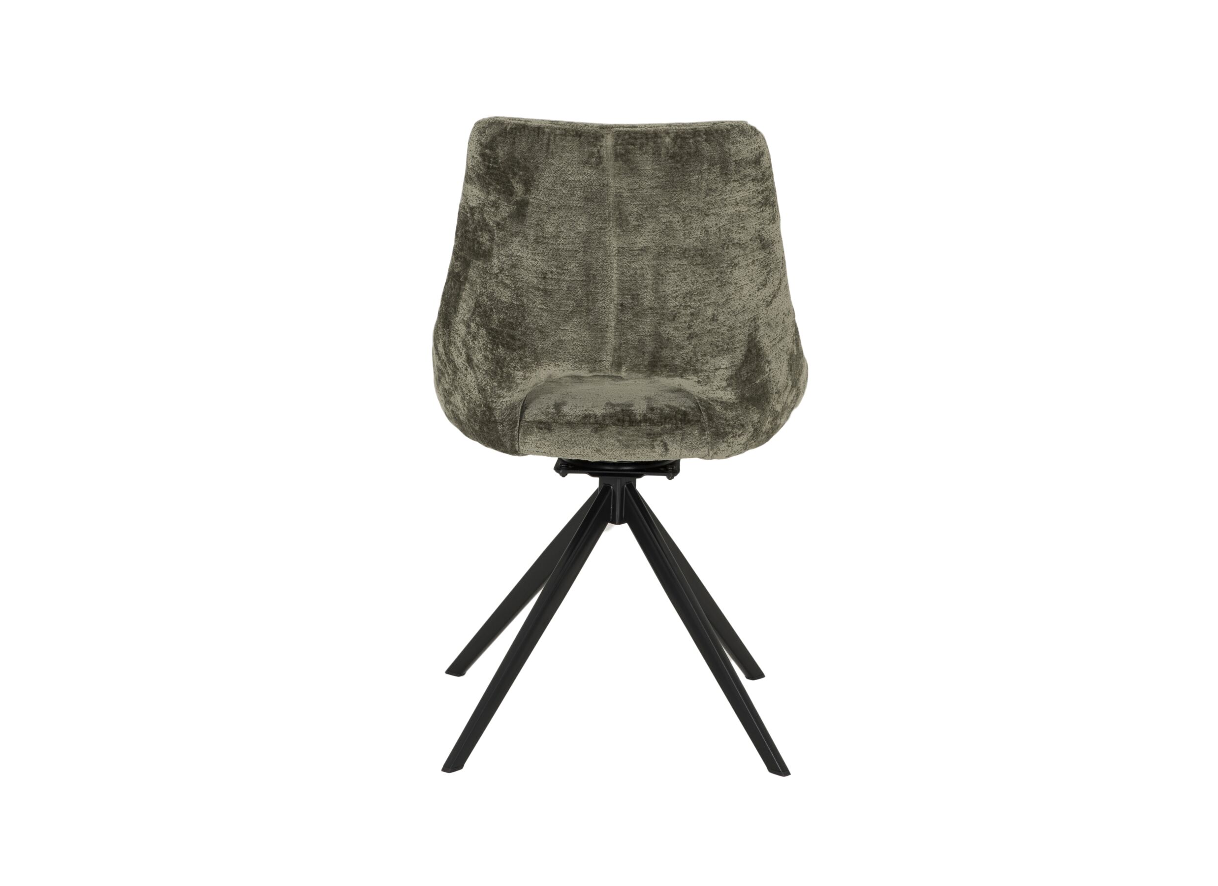 Chaise pivotante Pepper 52x60x89cm - tissu - vert