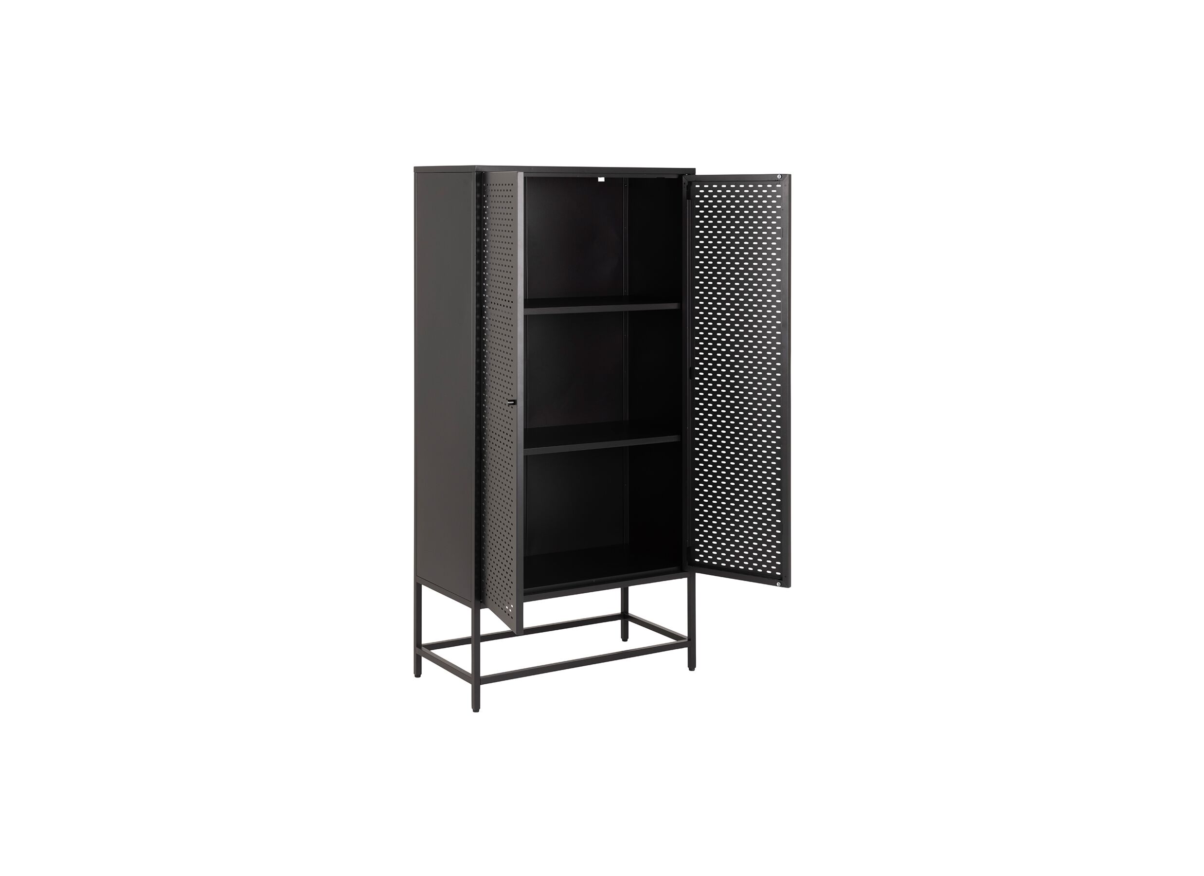 Disposition - Commode 80x40x160cm - métal - noir