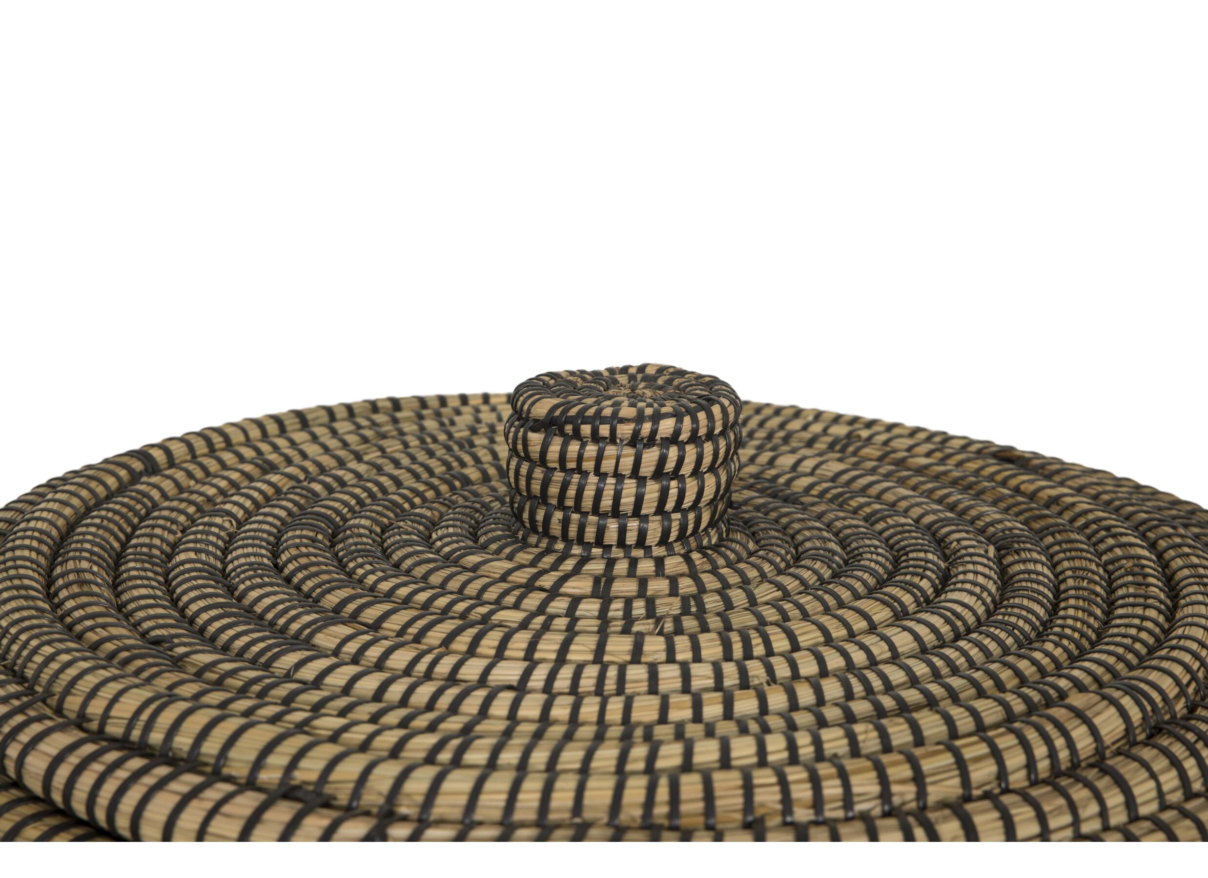 Detail - Panier à linge Yasuke Ø45x50/Ø40x45cm lot de 2 naturel