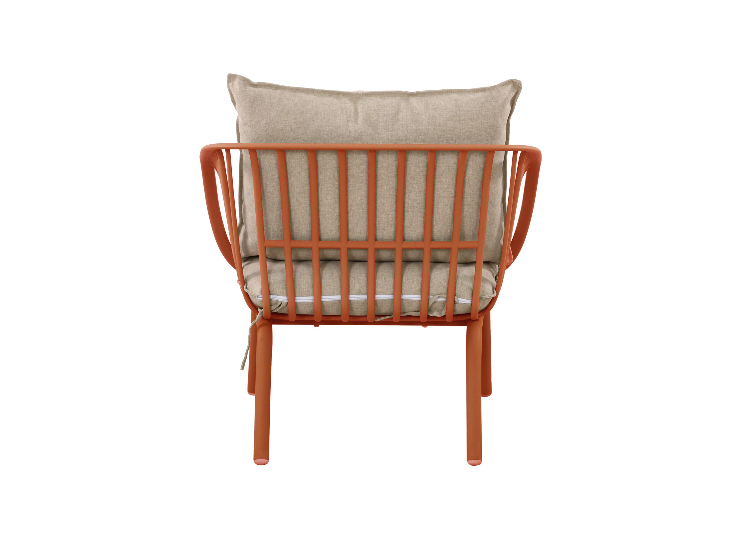 Aperçu - Salon lounge Copacabana métal - orange