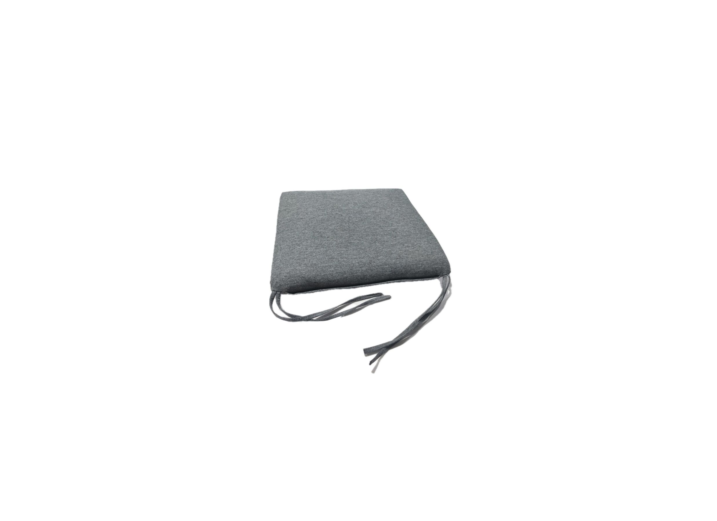 Aperçu - Coussin d'assise Nona 39x39cm -fibre polyester - anthracite