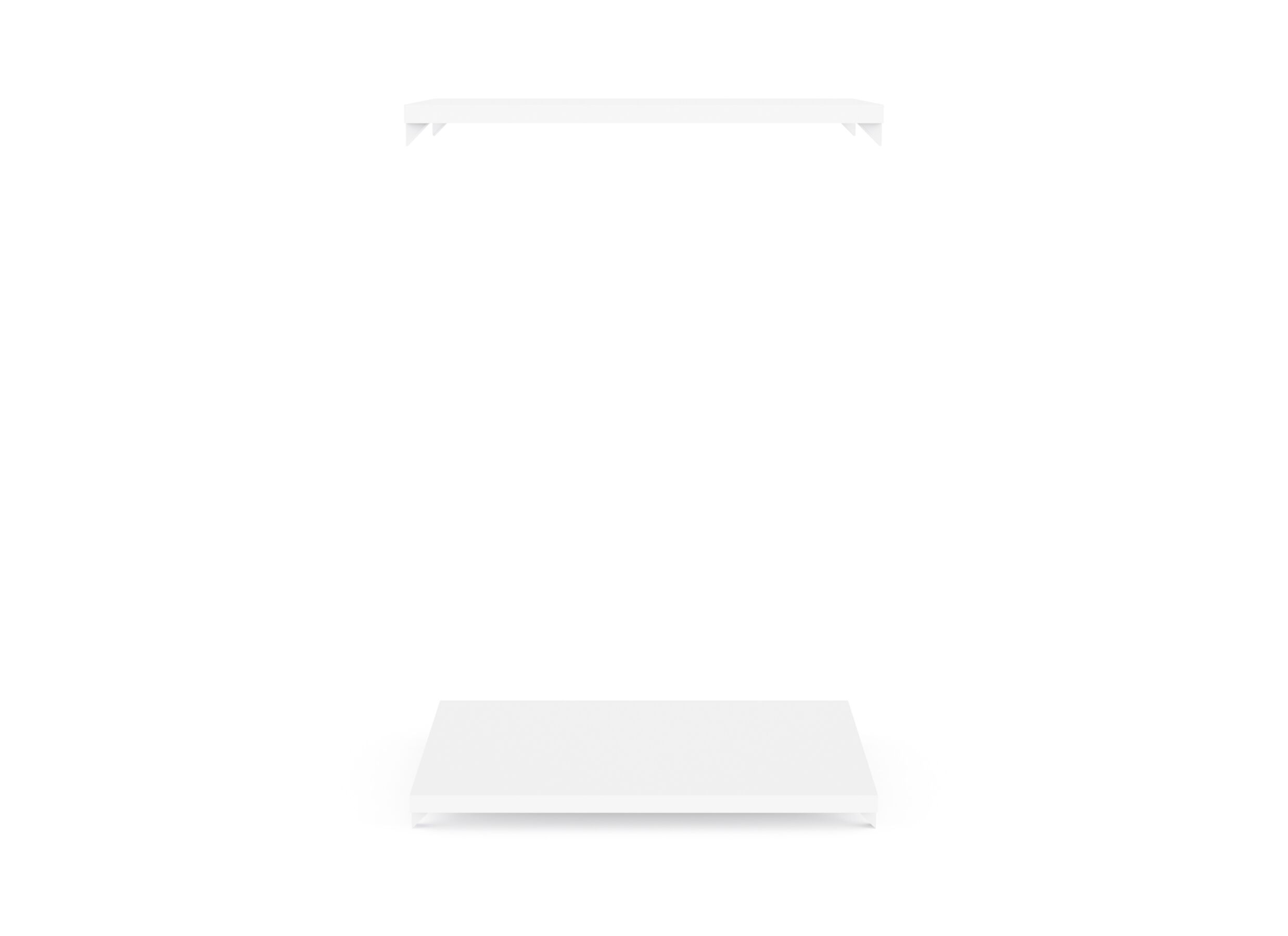 Aperçu - Étagère Inspira 47cm - décor - blanc lot de 2