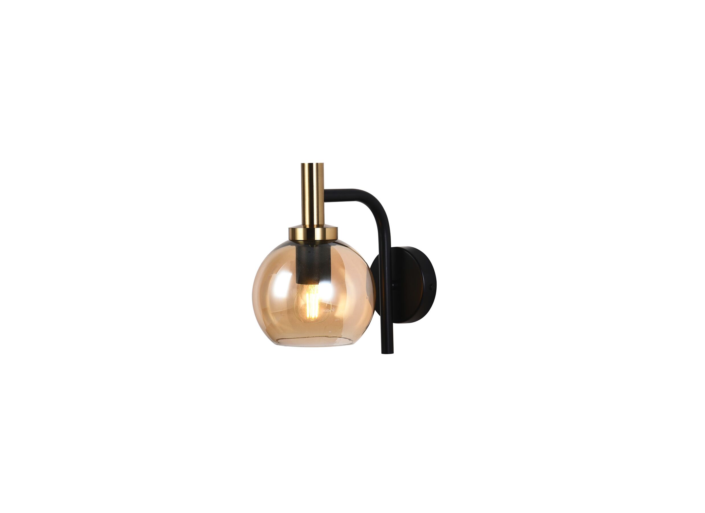 Wandlamp amber 60W E27