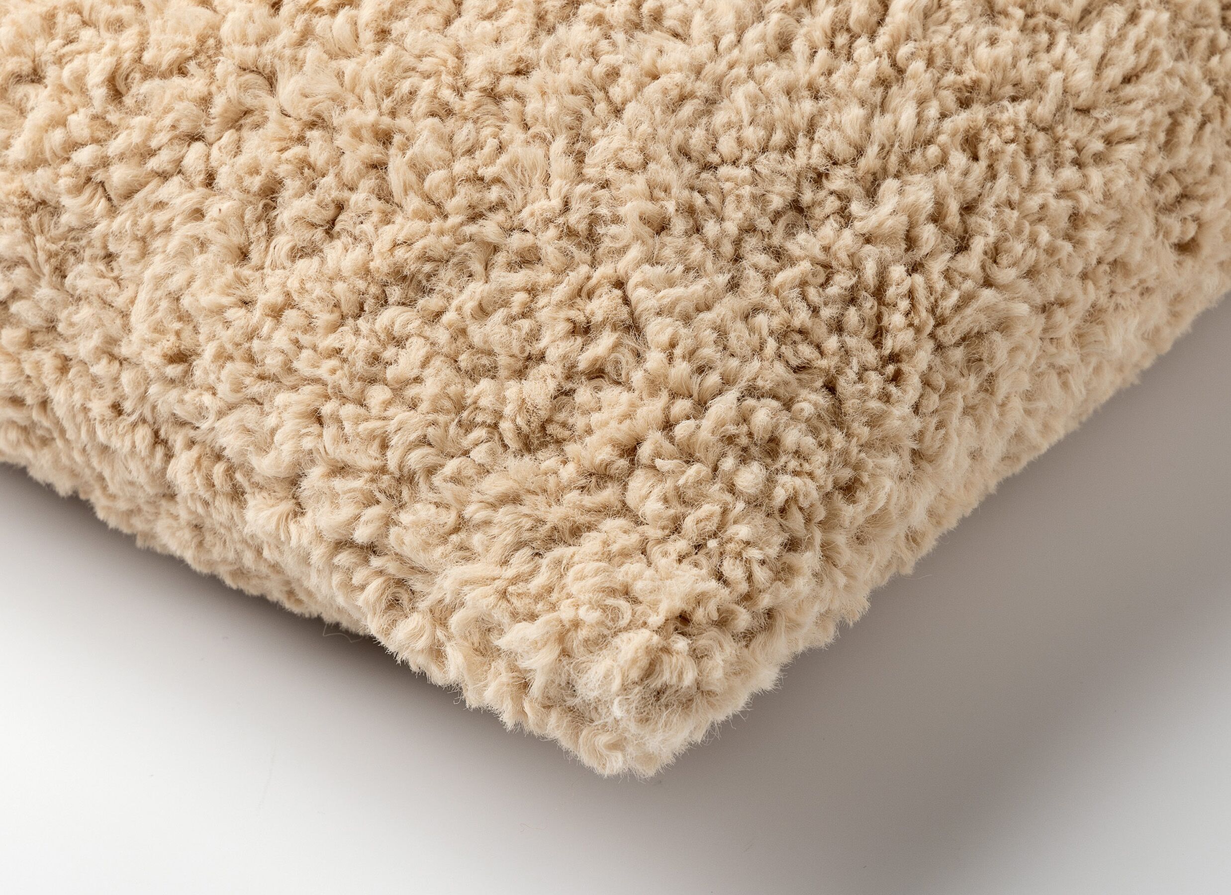 Detail - Coussin Cara 60x60cm - polyester - whitecap gray