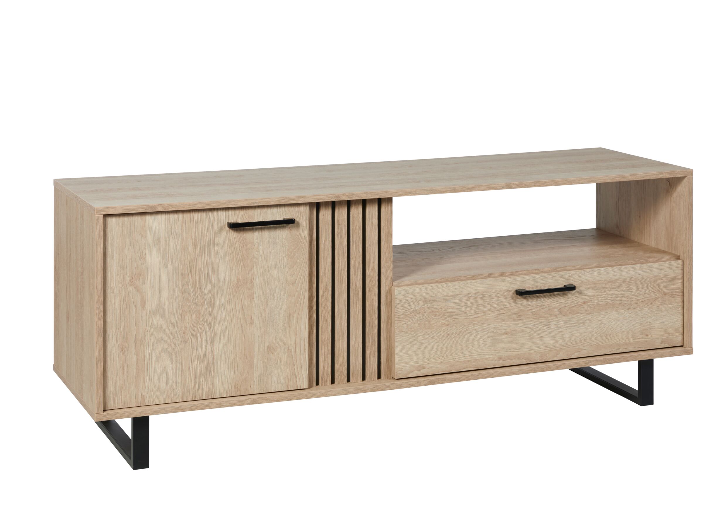 Meuble TV moderne Faro 164cm - Meuble TV Faro 164cm - melamine - chêne sable