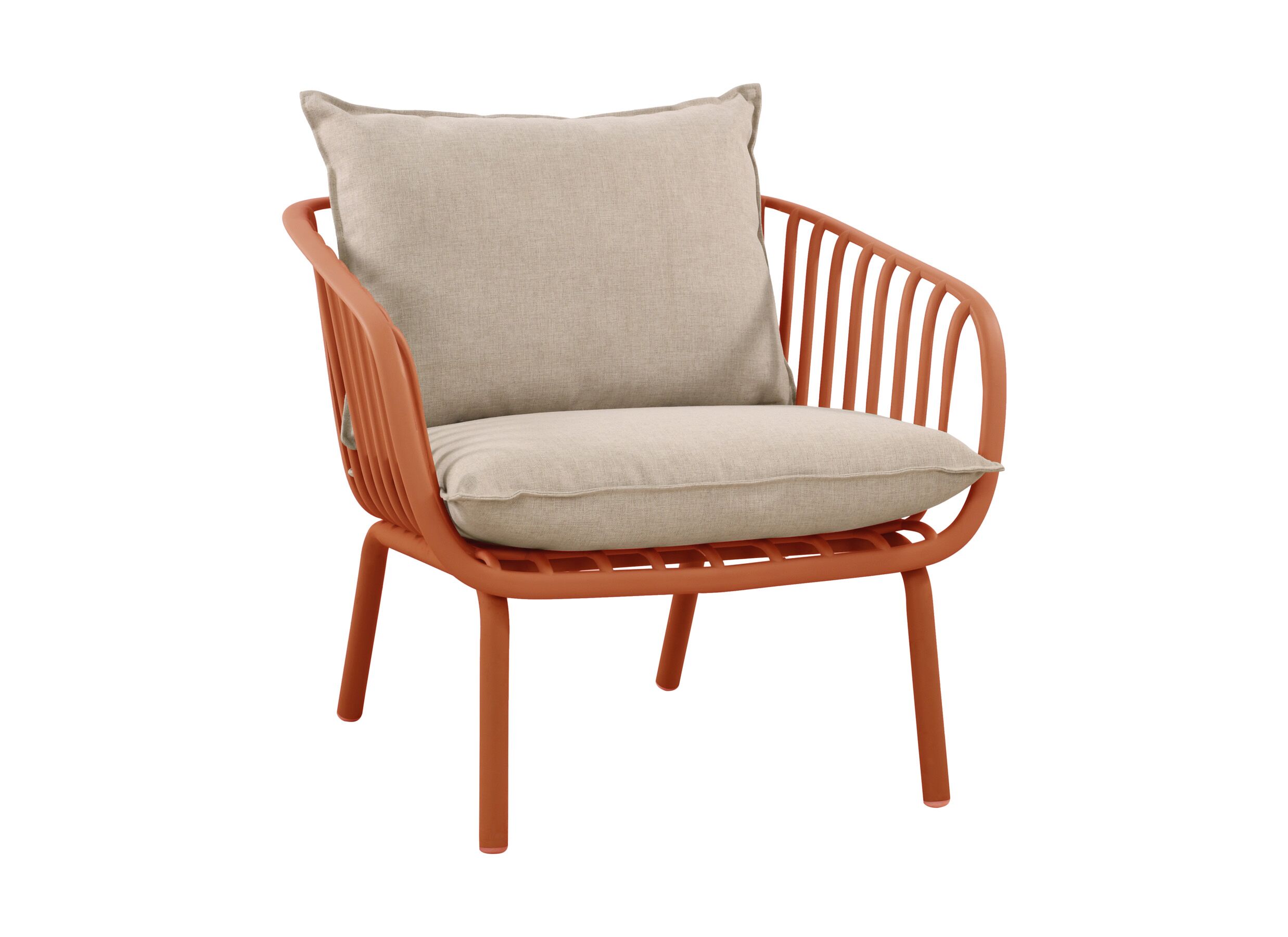 Aperçu - Salon lounge Copacabana métal - orange