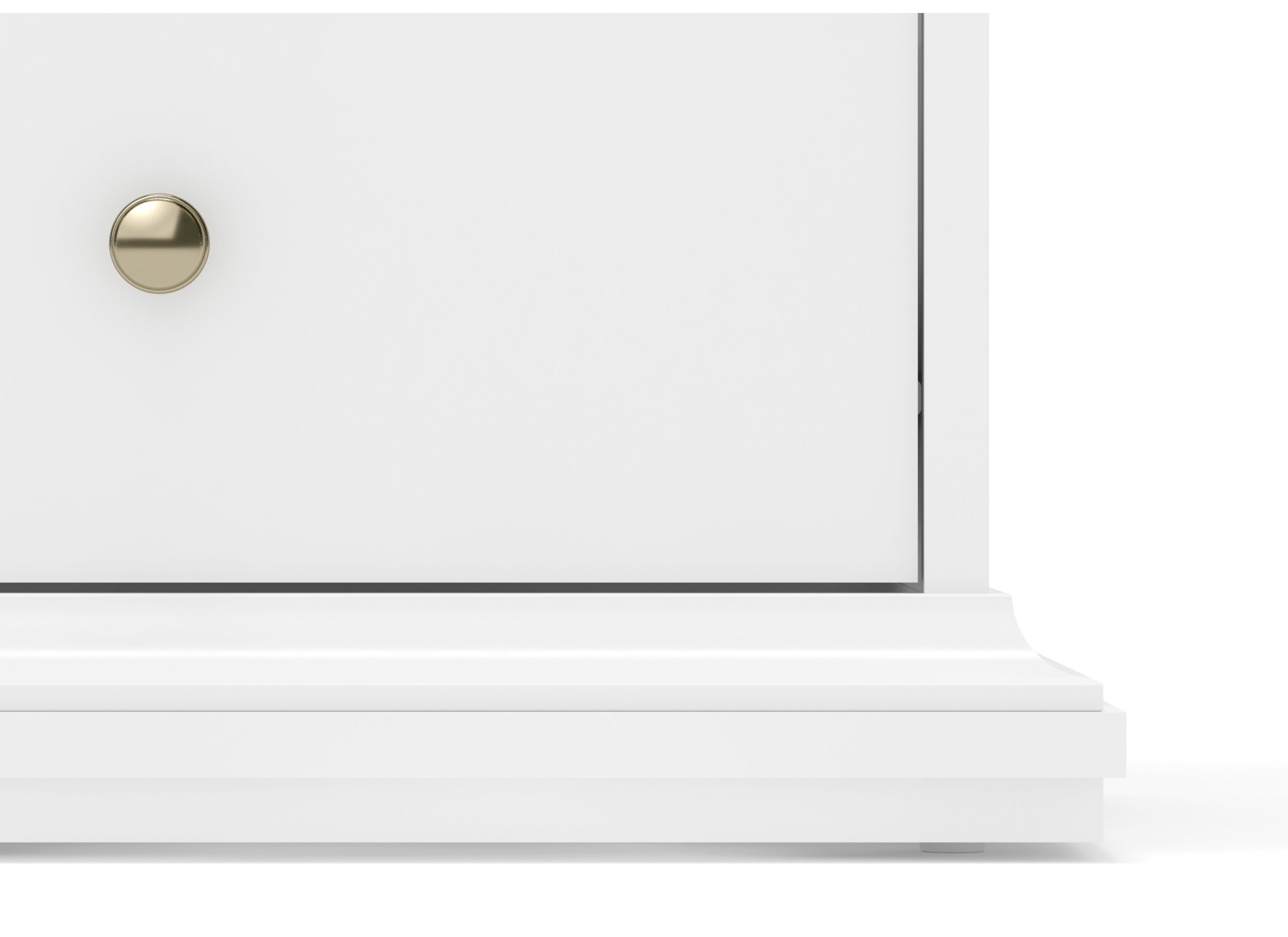 Vitrinekast Paris 96cm - decor - wit