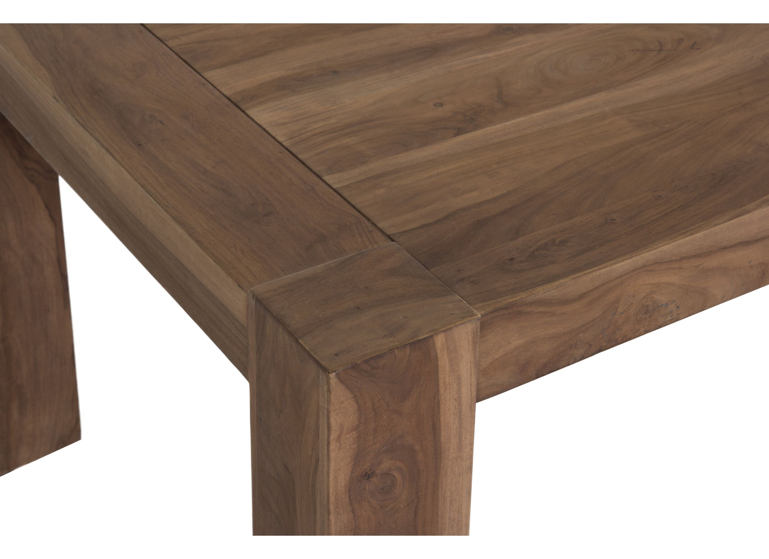 Table Carbone 200x100cm - sheesham massif - naturel