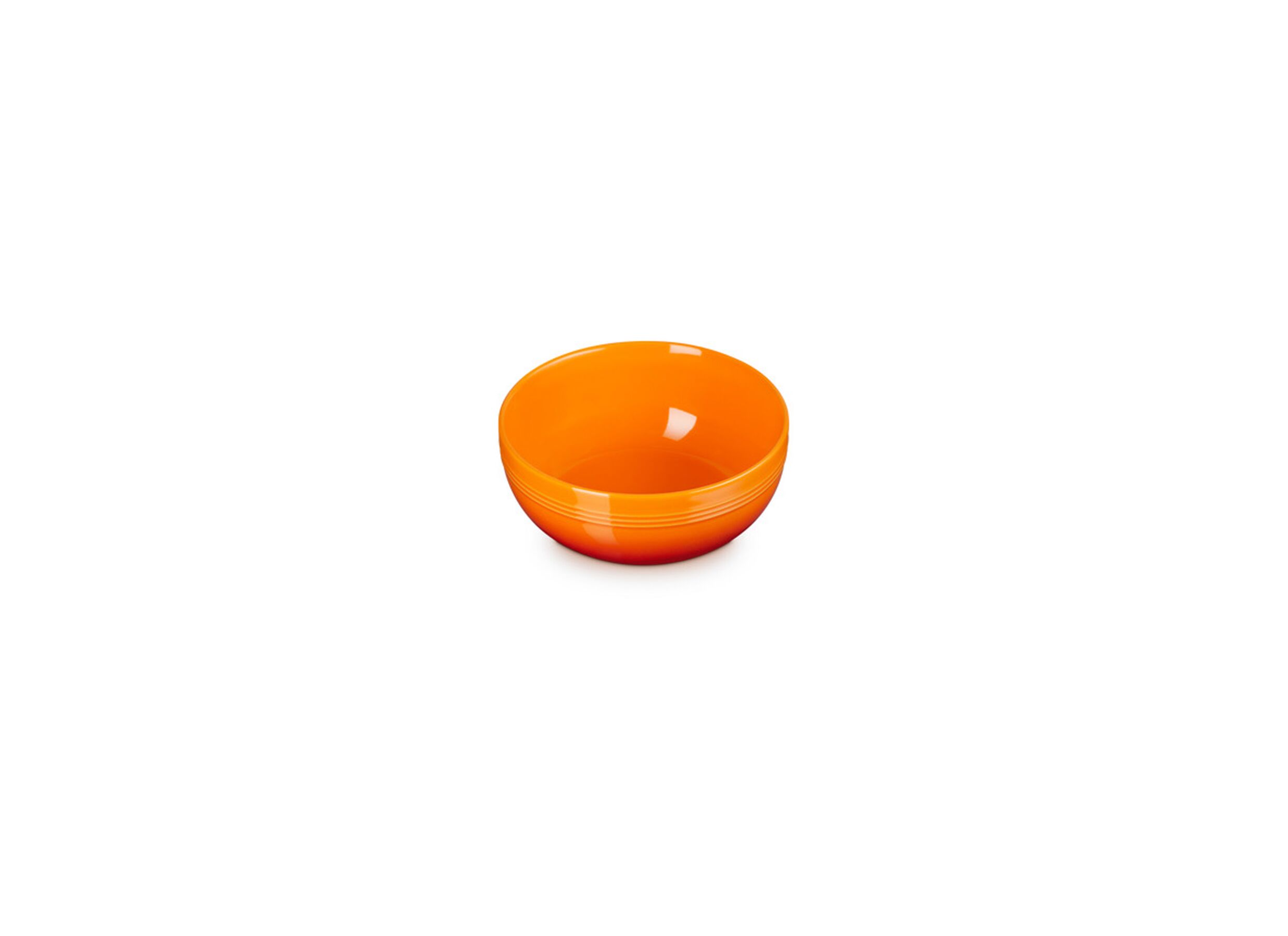 Aperçu - Bol Coupe Ø16cm - stoneware - rouge orangé