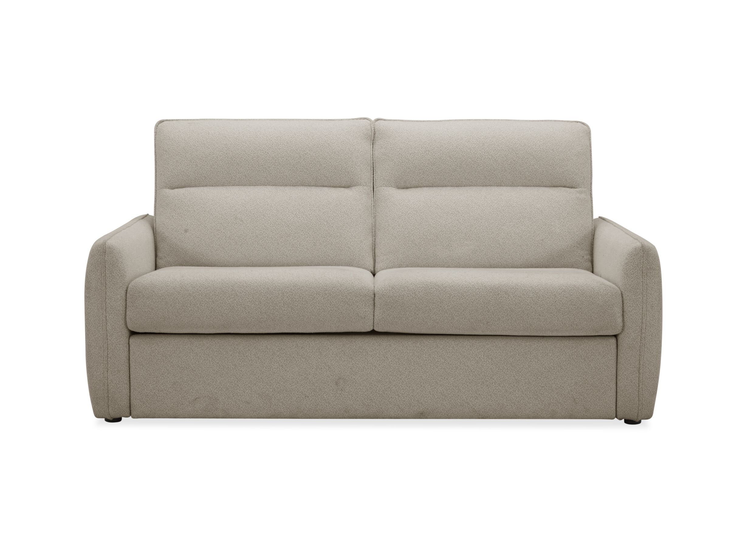 Plus Important - Canapé-lit Milan 2 personnes - 195x95cm - tissu - taupe