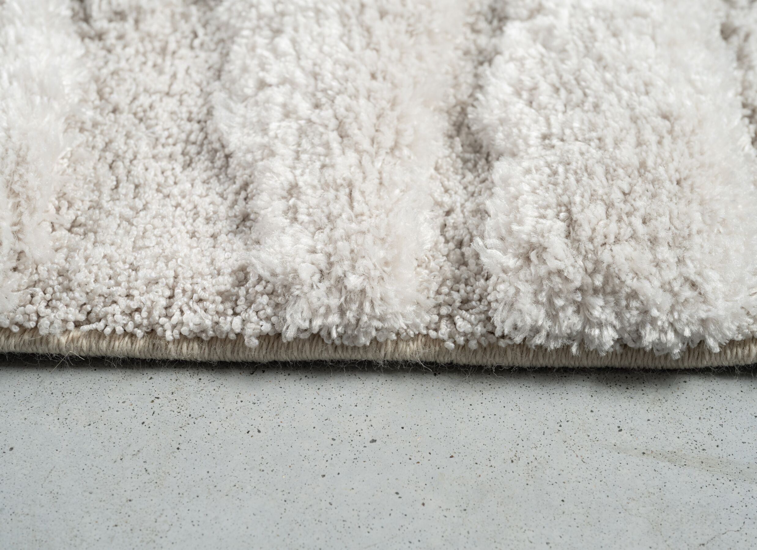 Detail - Tapis Madagaskar 160x230cm - fibre de polyester - beige