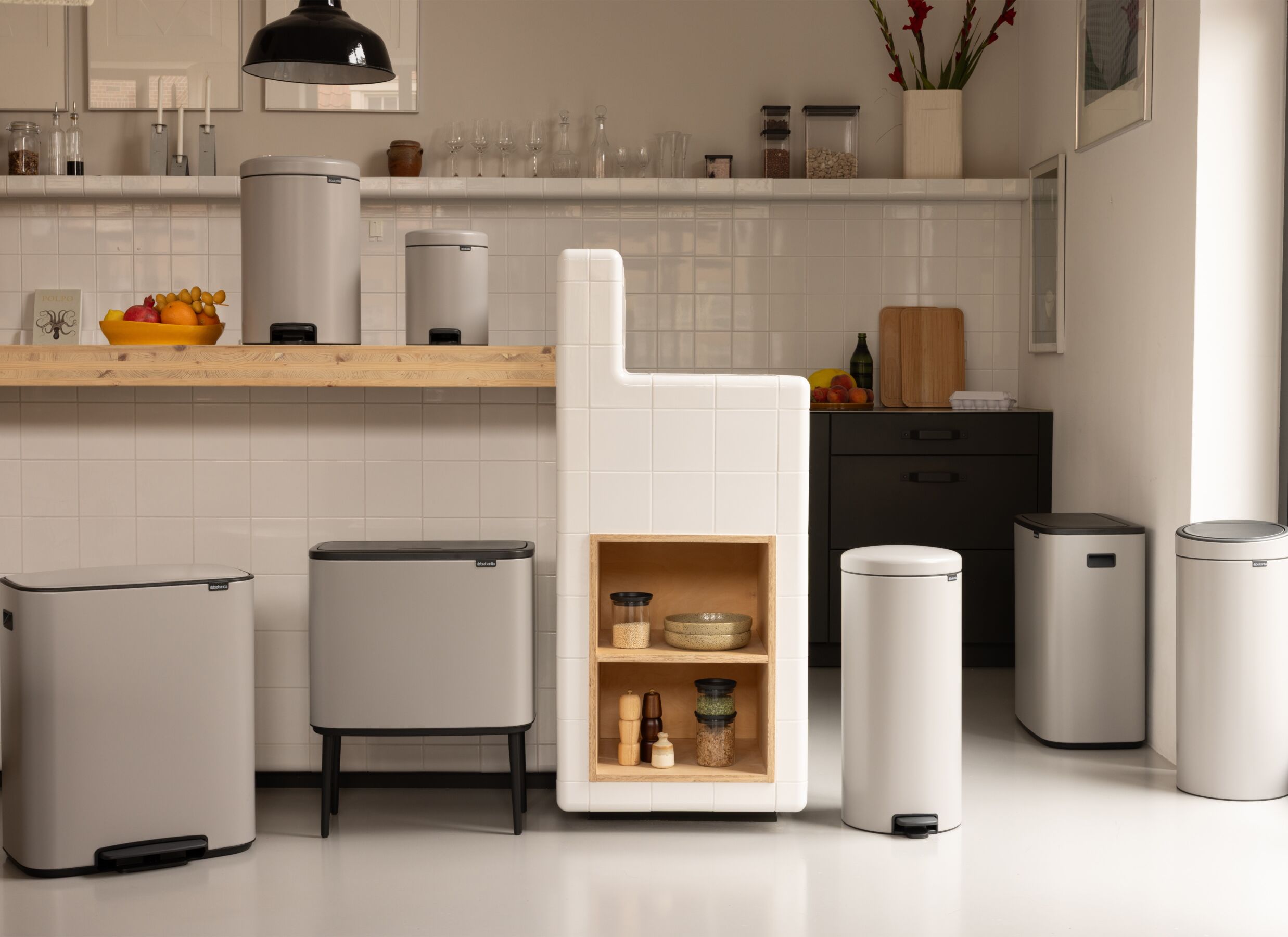 Sfeerfoto - Pedaalemmer NewIcon Brabantia 20L - soft grey