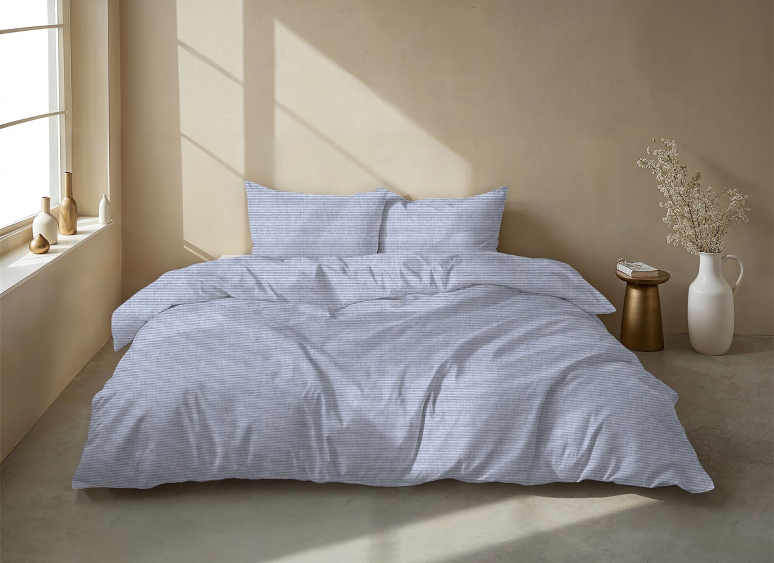 Foto ambiance - Housse de couette 240x220cm - cotton - denim
