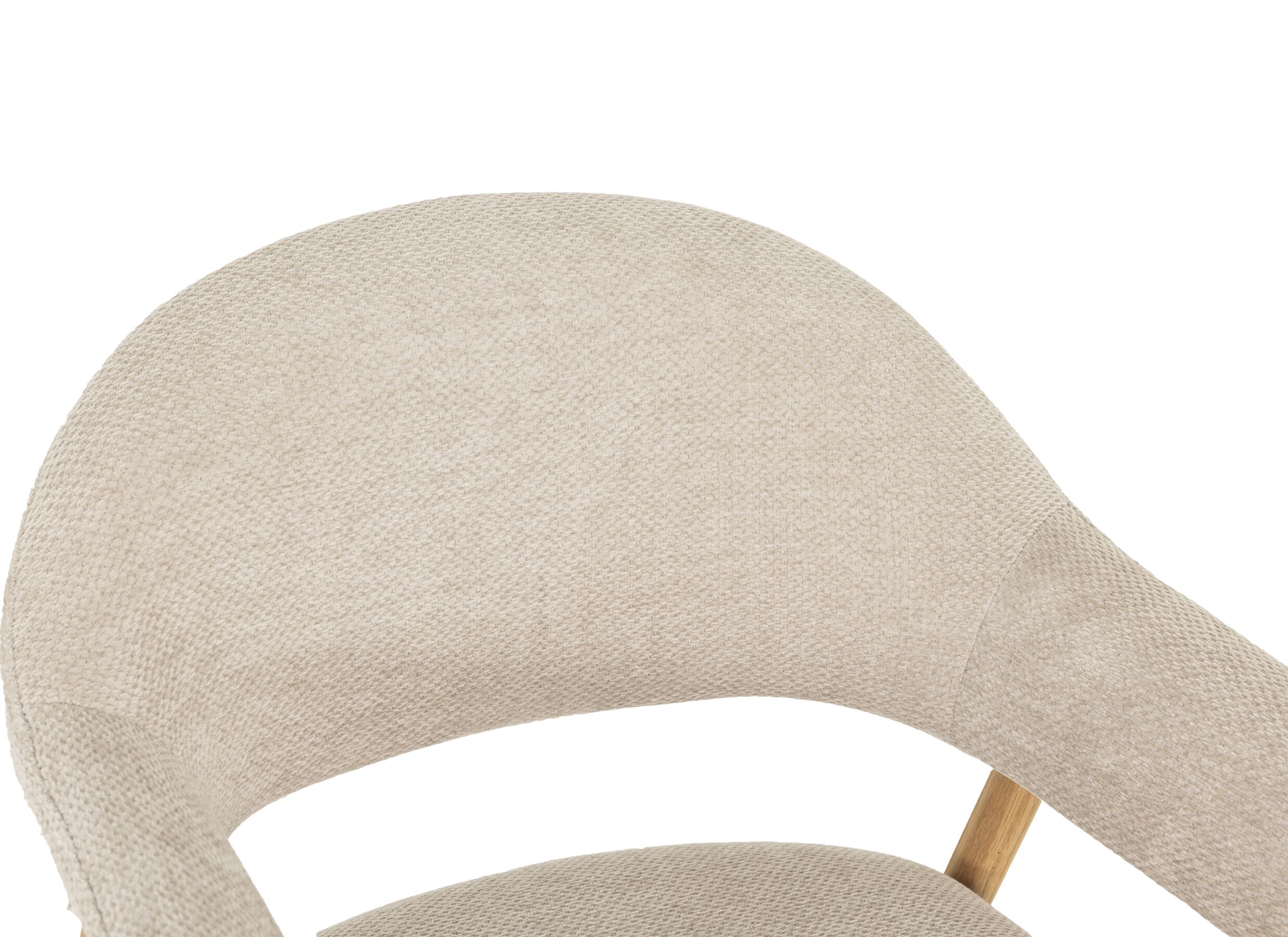 Detail - Chaise Hierro 60x57x80cm - tissu - beige