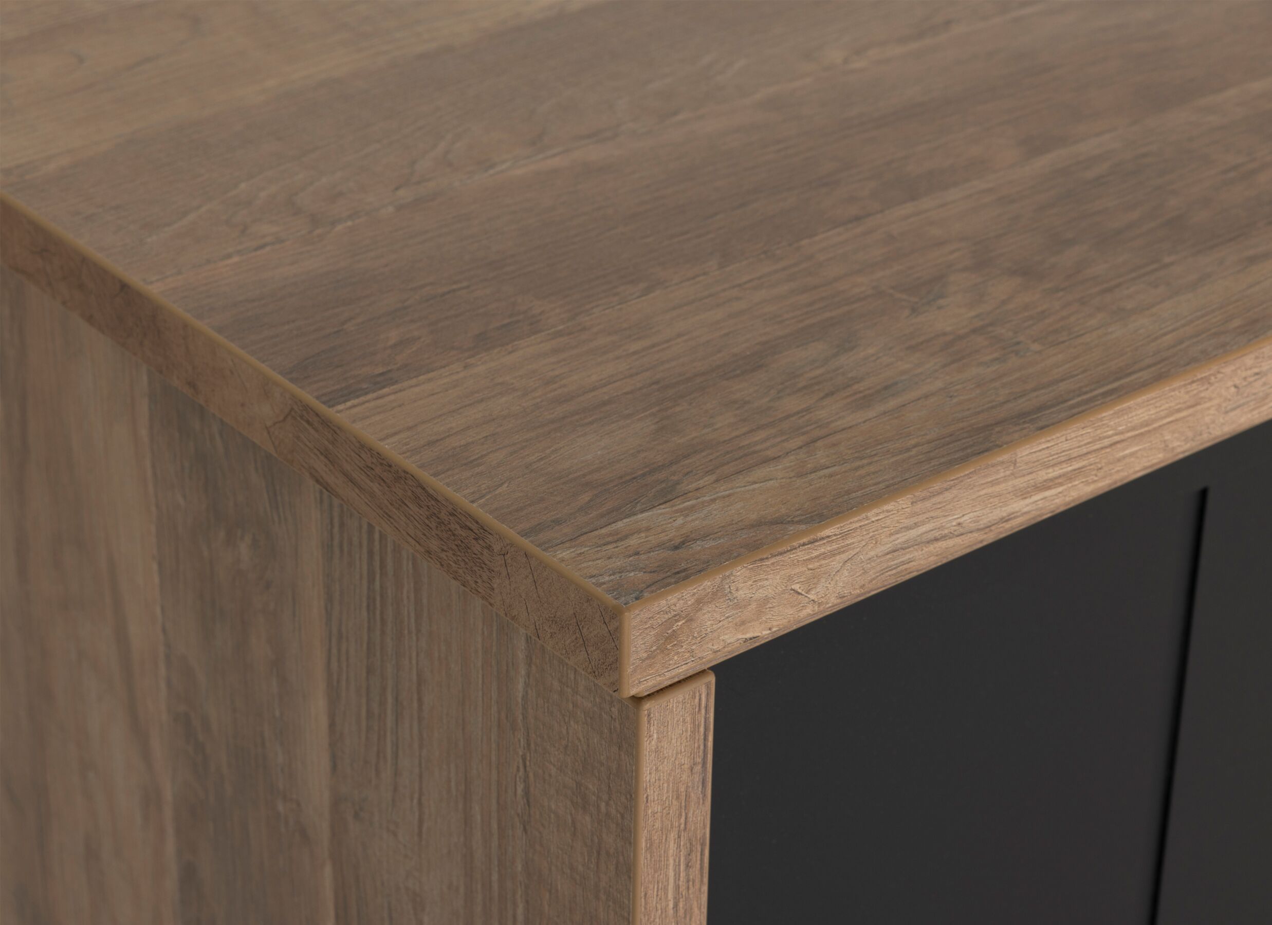 Detailfoto - Dressoir Patio 209cm - decor - old teak & zwart